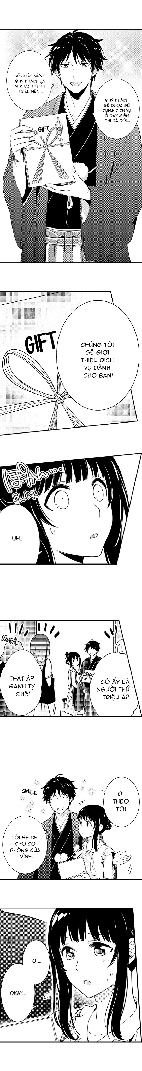 Đọc truyện hentai Anh Sẽ Phục Vụ Em Theo Cách Tốt Nhất - Chap 1: Vị Khách Thứ 1 Triệu.