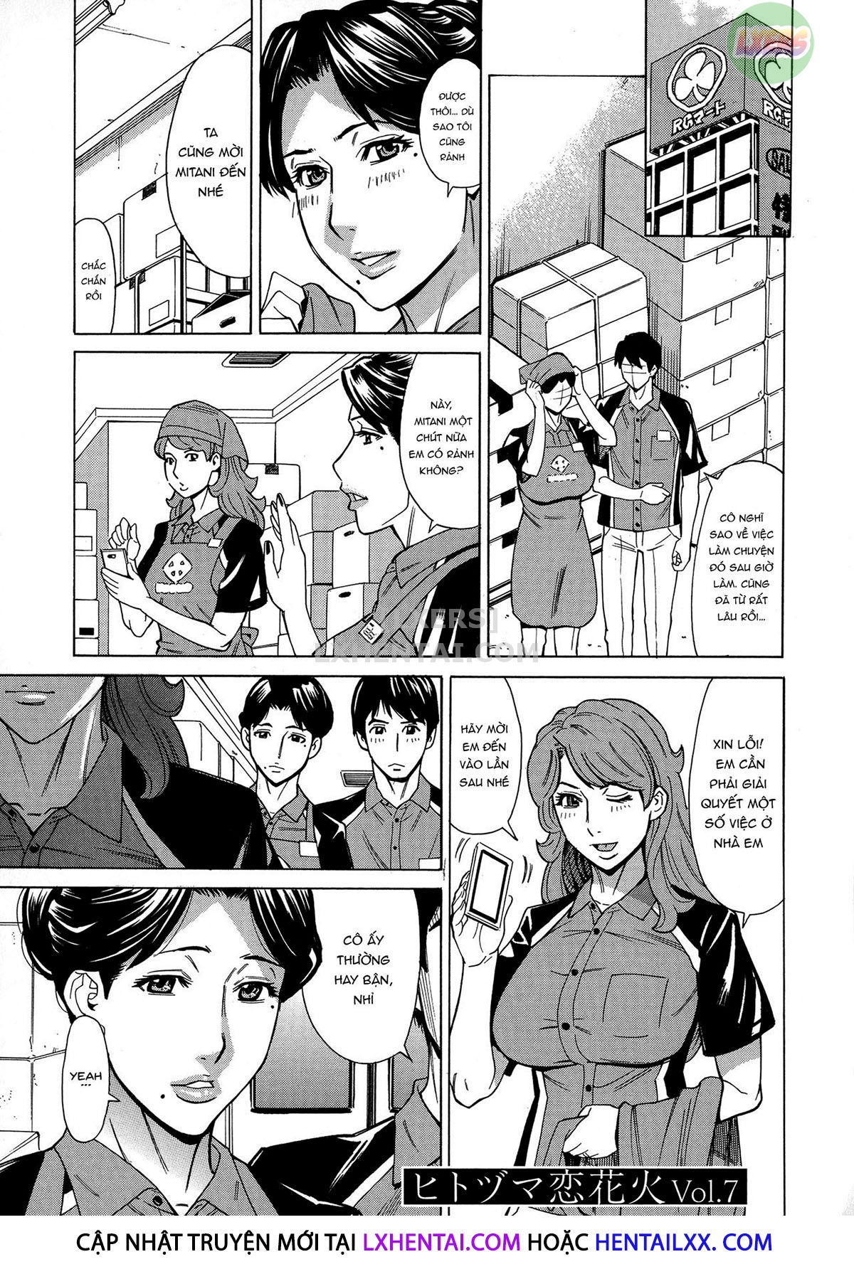 Đọc truyện hentai Hitozuma Koi Hanabi - Chap 7