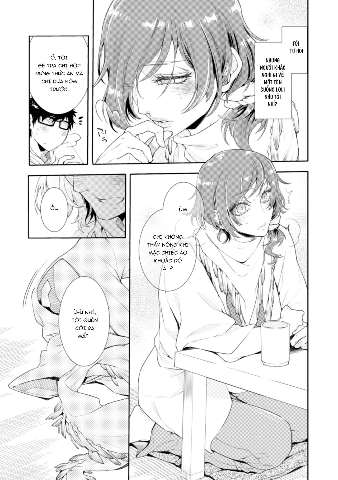 Đọc truyện hentai Lolicon Doutei Ero Mangaka-kun, Kinjo no Jojifuku Kita Yabai Mesu Onii-san ni Semarareru - Oneshot