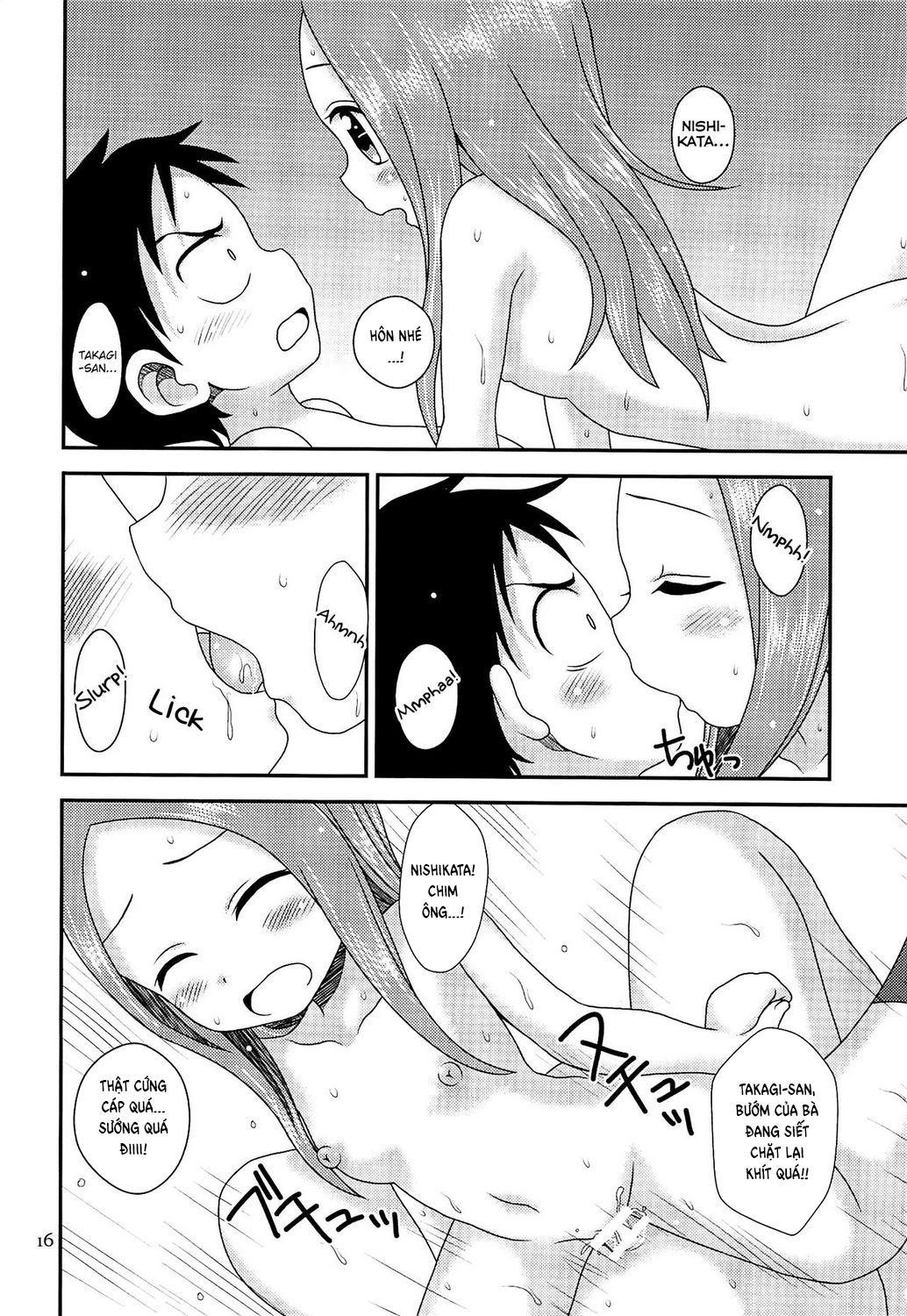 Đọc truyện hentai SAPPHIRE (Karakai Jouzu no Takagi-san) - Oneshot
