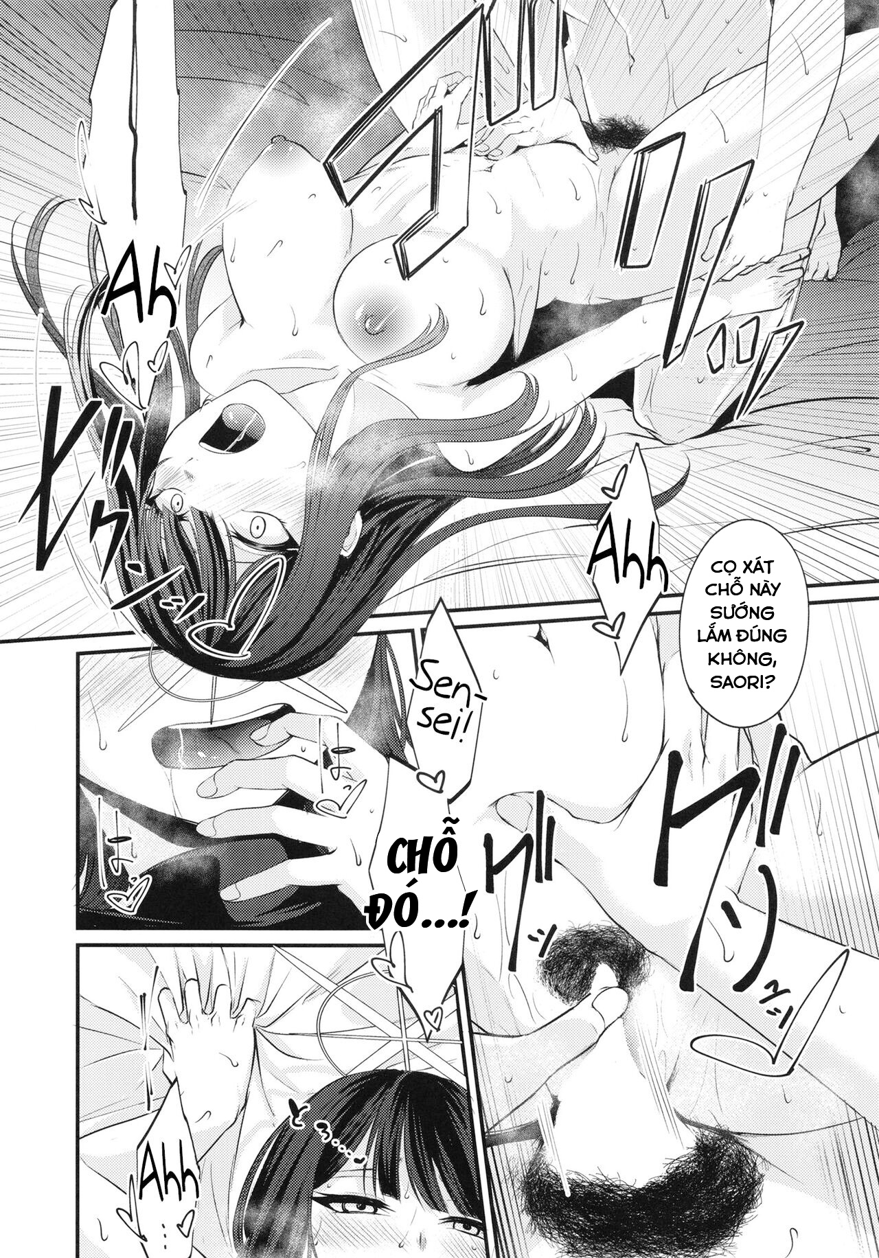 Đọc truyện hentai Công việc đầu tiên của Saori. (Blue Archive) - Oneshot