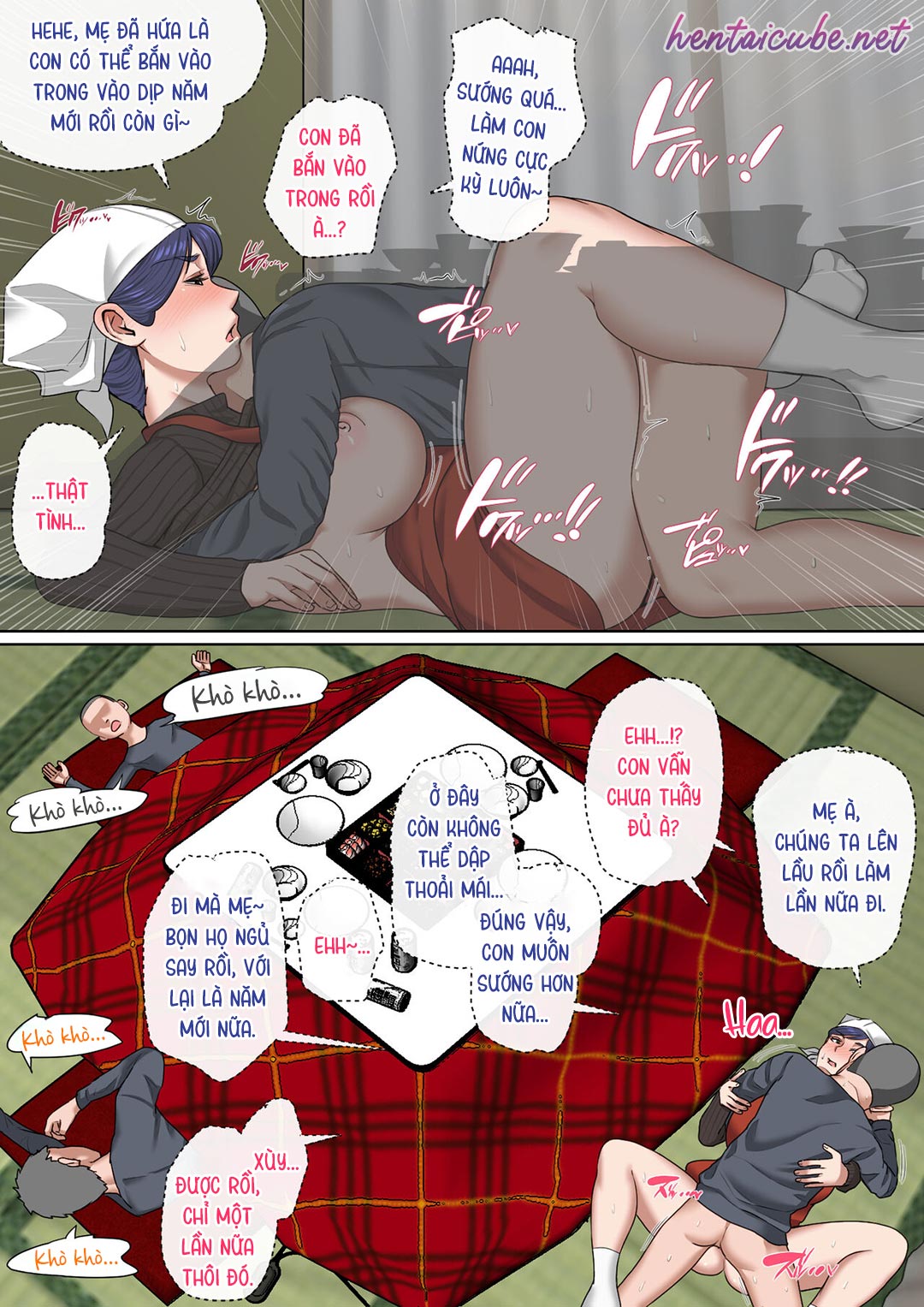 Đọc truyện hentai Lỗ của mẹ làm tôi cứng - Chap 1: Đón năm mới cùng mẹ