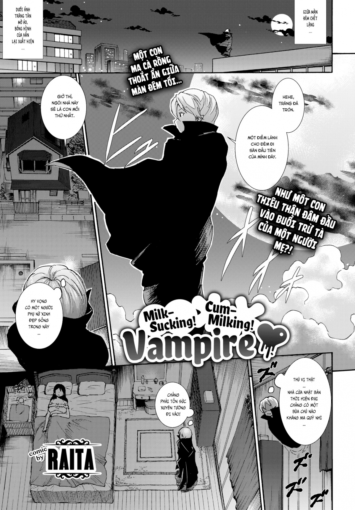 Đọc truyện hentai Milk-Sucking! Cum-Milking! Vampire - Nửa Shot Đầu Tiên - Một Con Ma Ca Rồng!