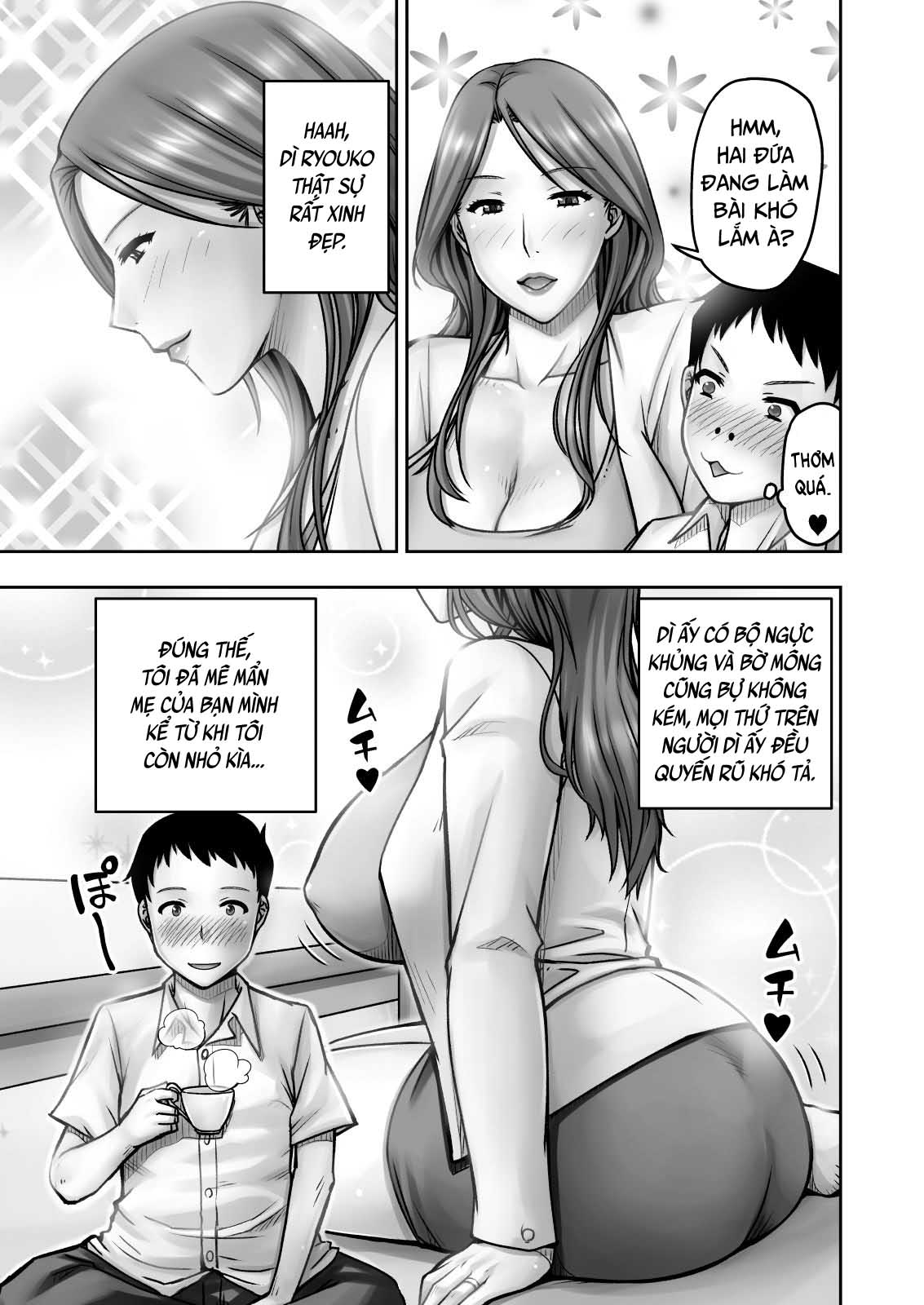 Đọc truyện hentai Akogare no Tomodachi no Okaasan ni Itazura Shitara Gyaku ni Oishiku Taberareta - Oneshot