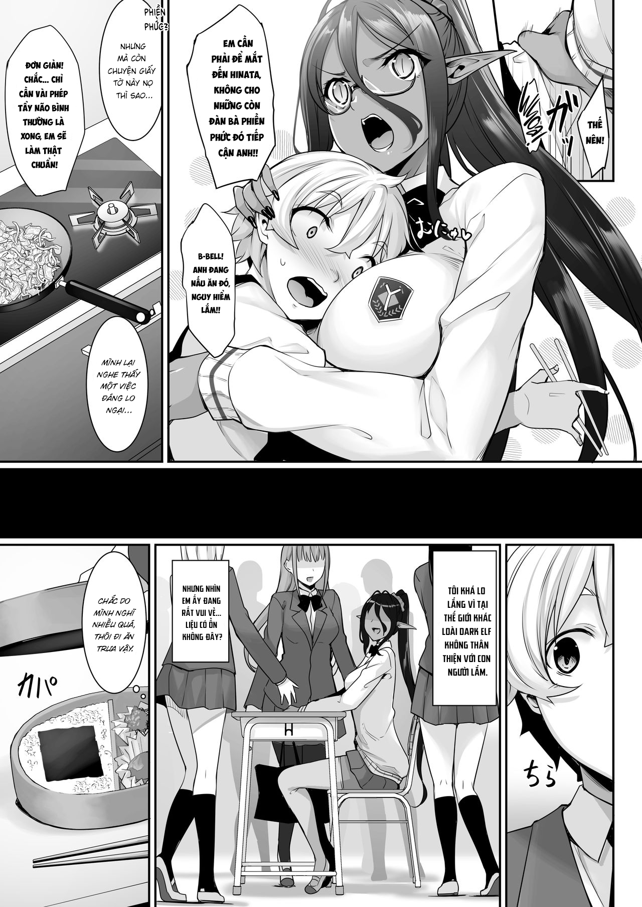 Đọc truyện hentai Nàng dark elf tự cao vì tôi mà đến thế giới khác - Chap 2