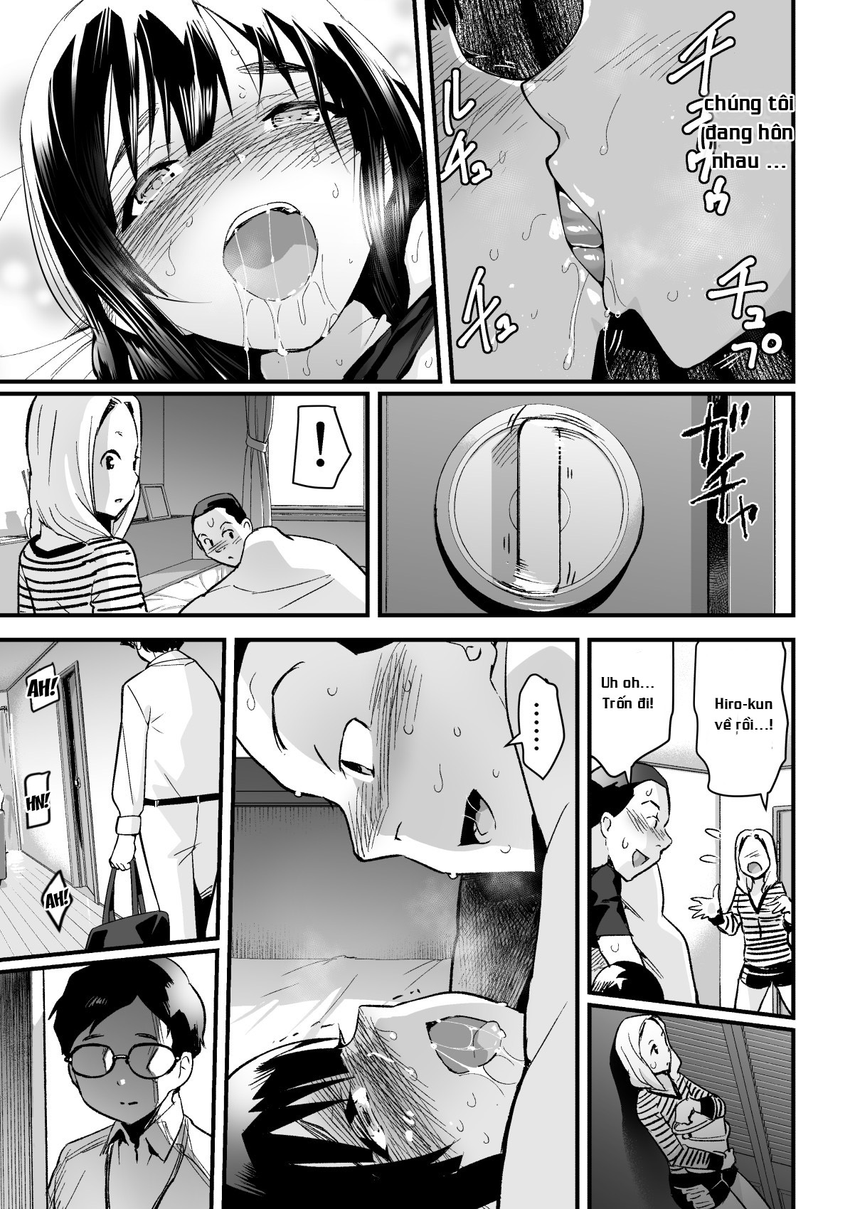 Đọc truyện hentai Danna no Me no Mae de Chitsunai Shasei - Oneshot