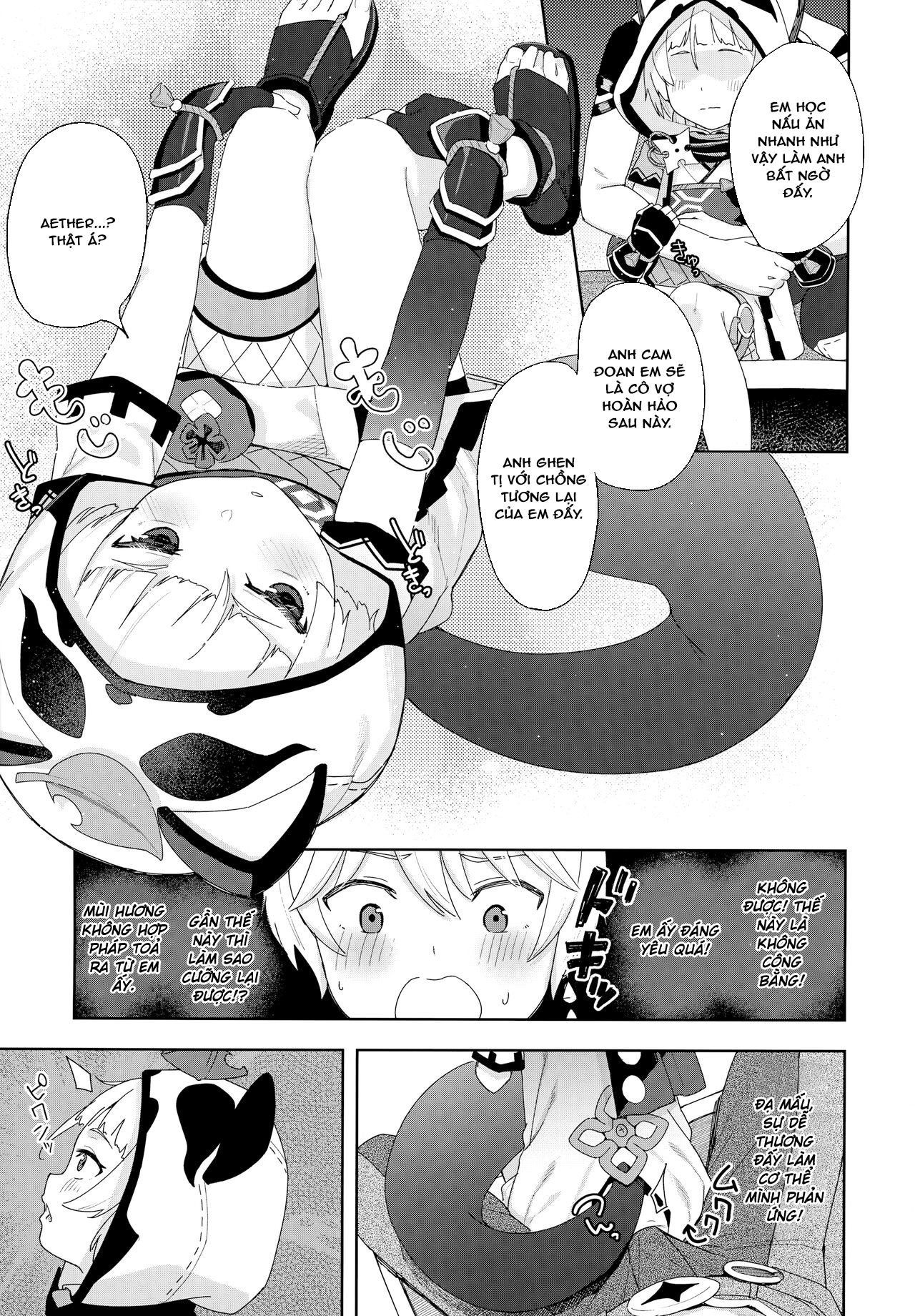 Đọc truyện hentai Em có vụng về không? - Làm xong bộ này tôi cũng đi ngủ đây, oáp~