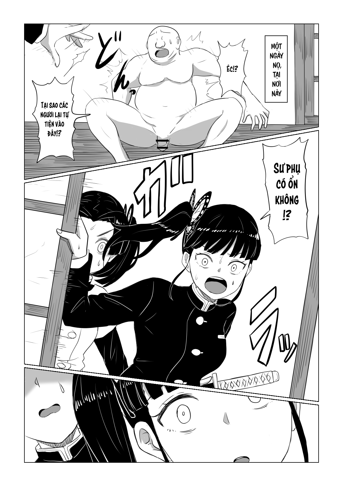 Đọc truyện hentai Trùng trụ Shinobu được sư phụ huấn luyện - Oneshot