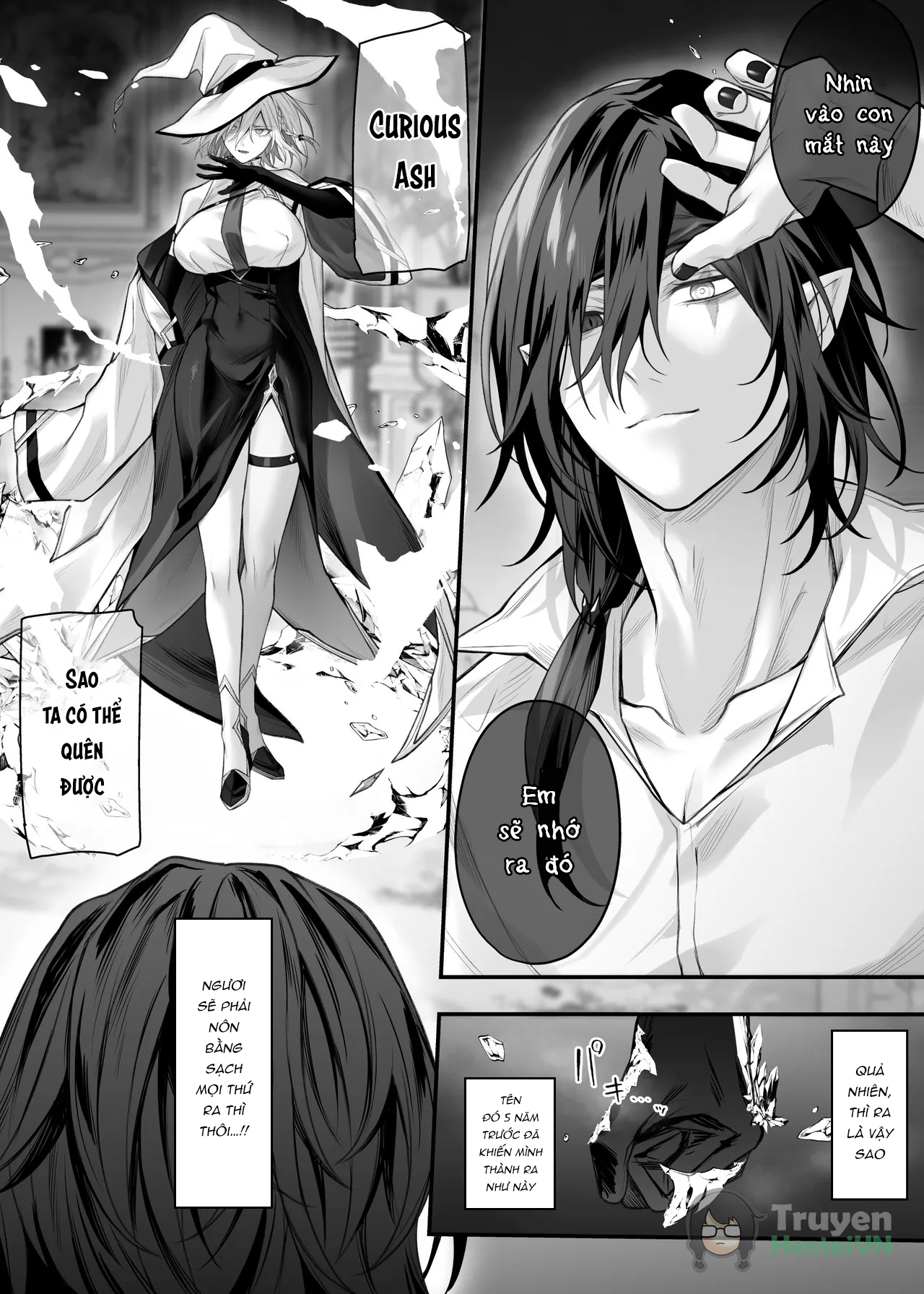 Đọc truyện hentai Juketsu no Majo Alexia wa Mou Otoko ni Modorenai - Chap 1