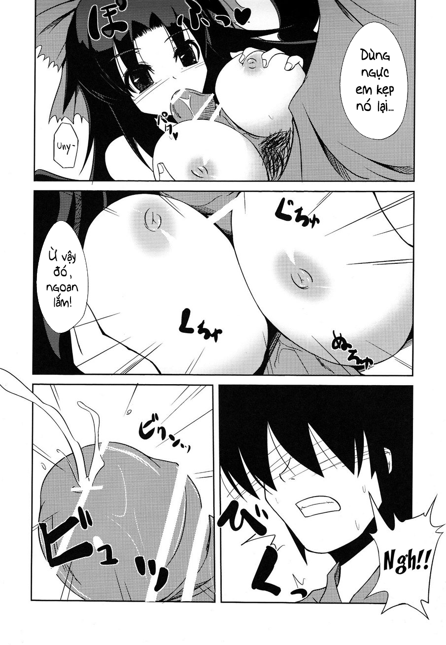 Đọc truyện hentai Okuu-chan no Oppai wo Funifuni Hon (Touhou Project) - Oneshot