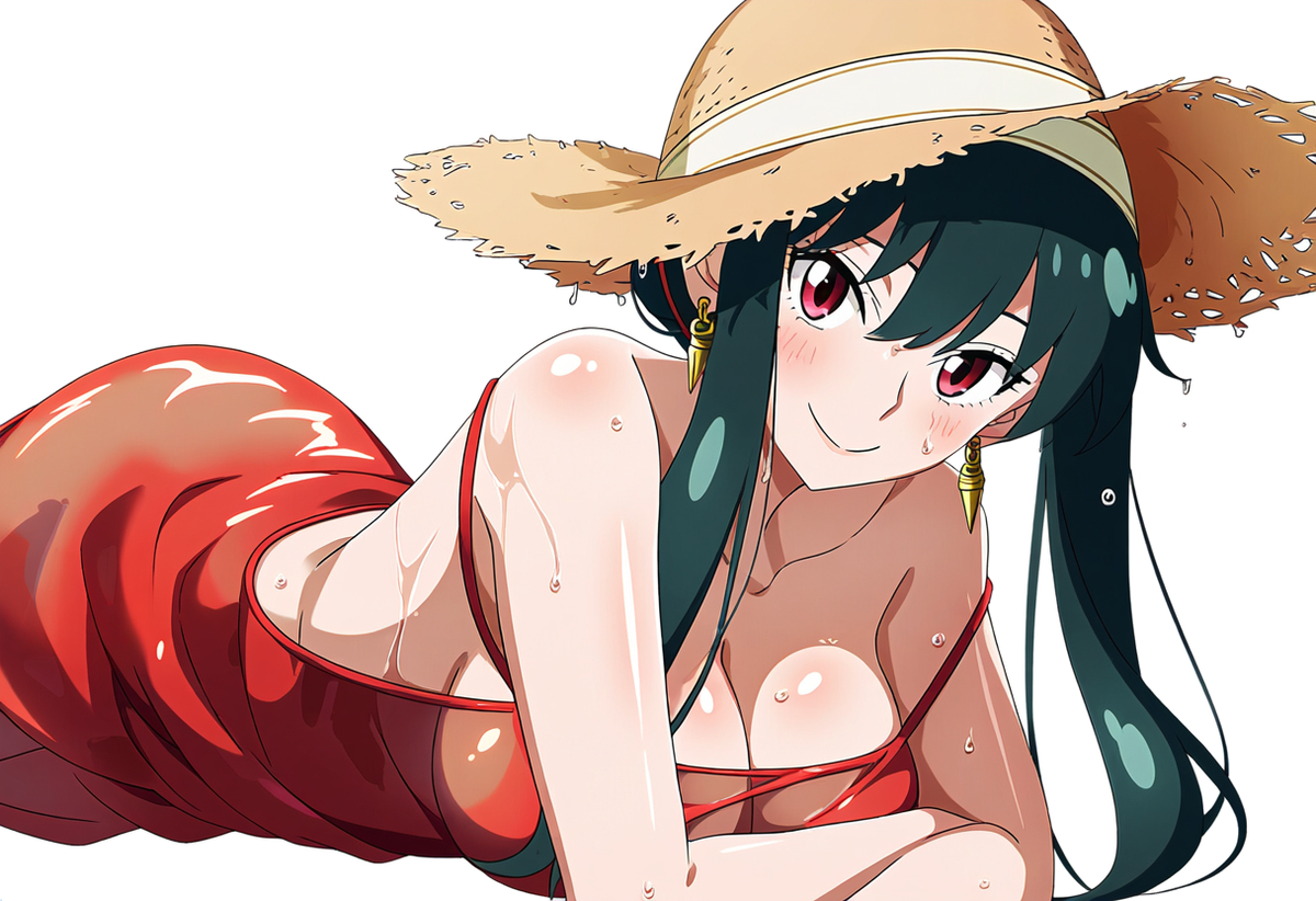 Đọc truyện hentai Tuyển tập Albums Art hentai - Chap 322 - Yor Forger AI illustration straw hat