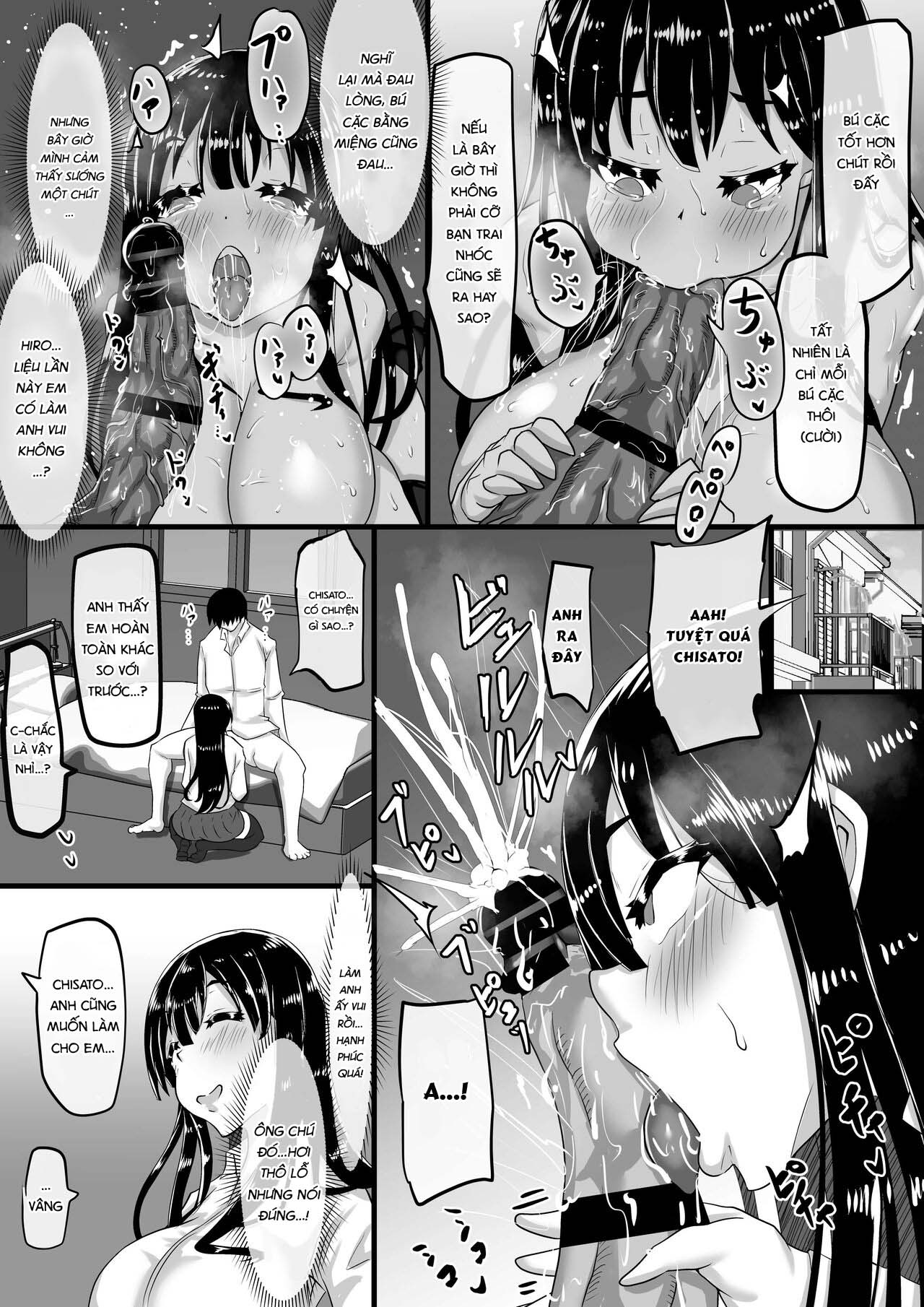 Đọc truyện hentai Kareshi to no Sex ga Jouzu ni Dekinai Watashi ni, Yasashii Oji-san ga Gachi Iki Koubi o Oshiete Kureru. - Chap 2