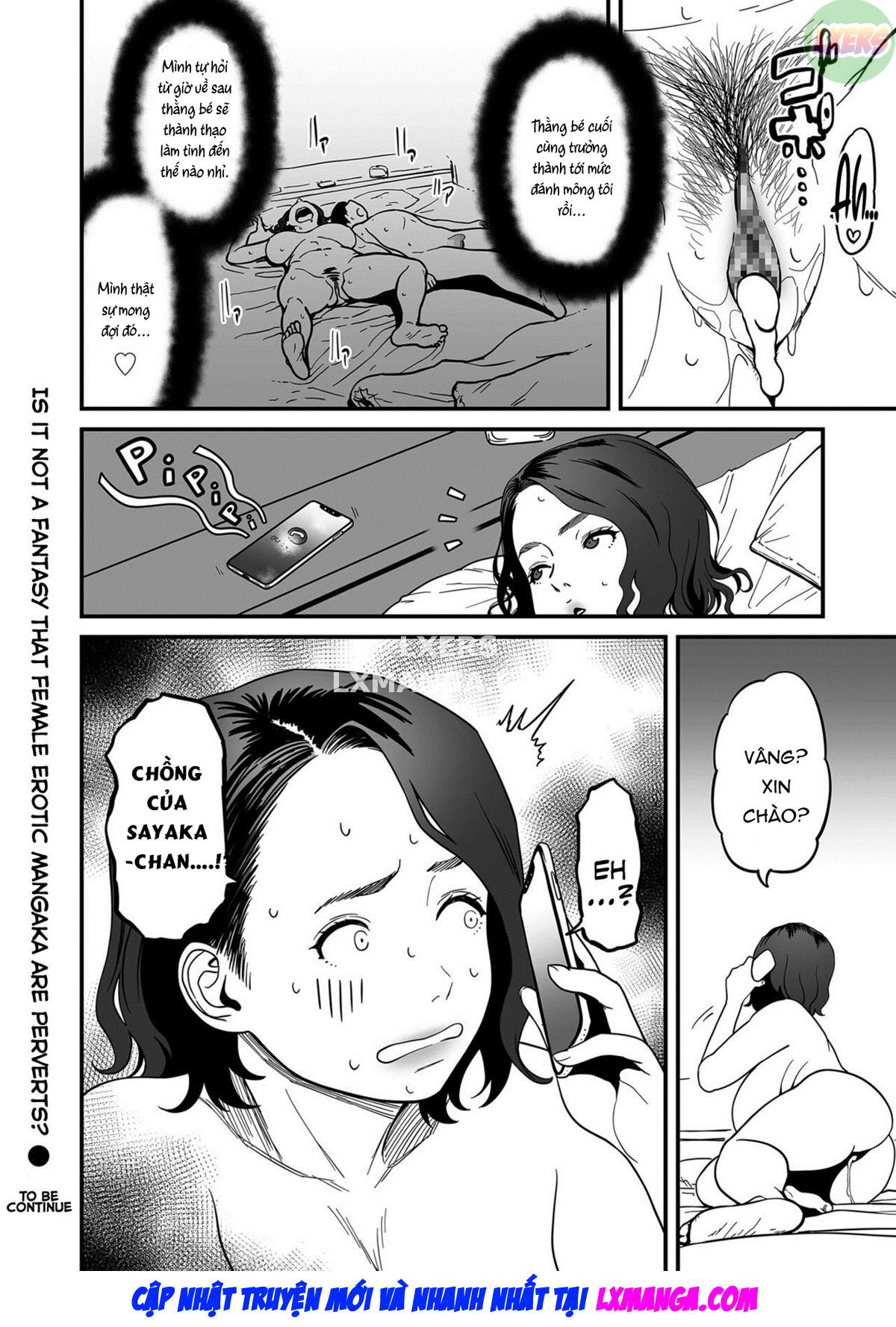 Đọc truyện hentai It’s Not a Fantasy That The Female Erotic Mangaka Is a Pervert - Chap 6