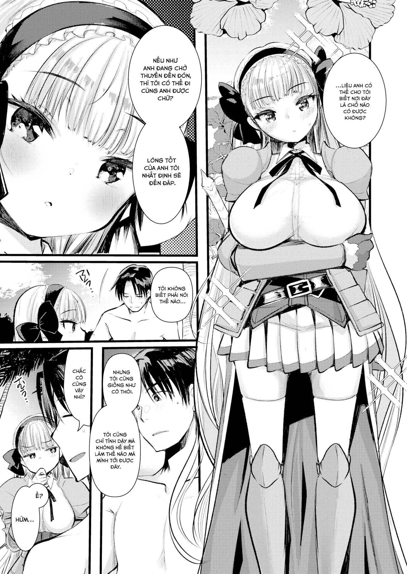 Đọc truyện hentai Cuộc sống thư thái nơi đảo hoang cùng cô Kỵ sĩ công chúa Level 1 - Chương 1