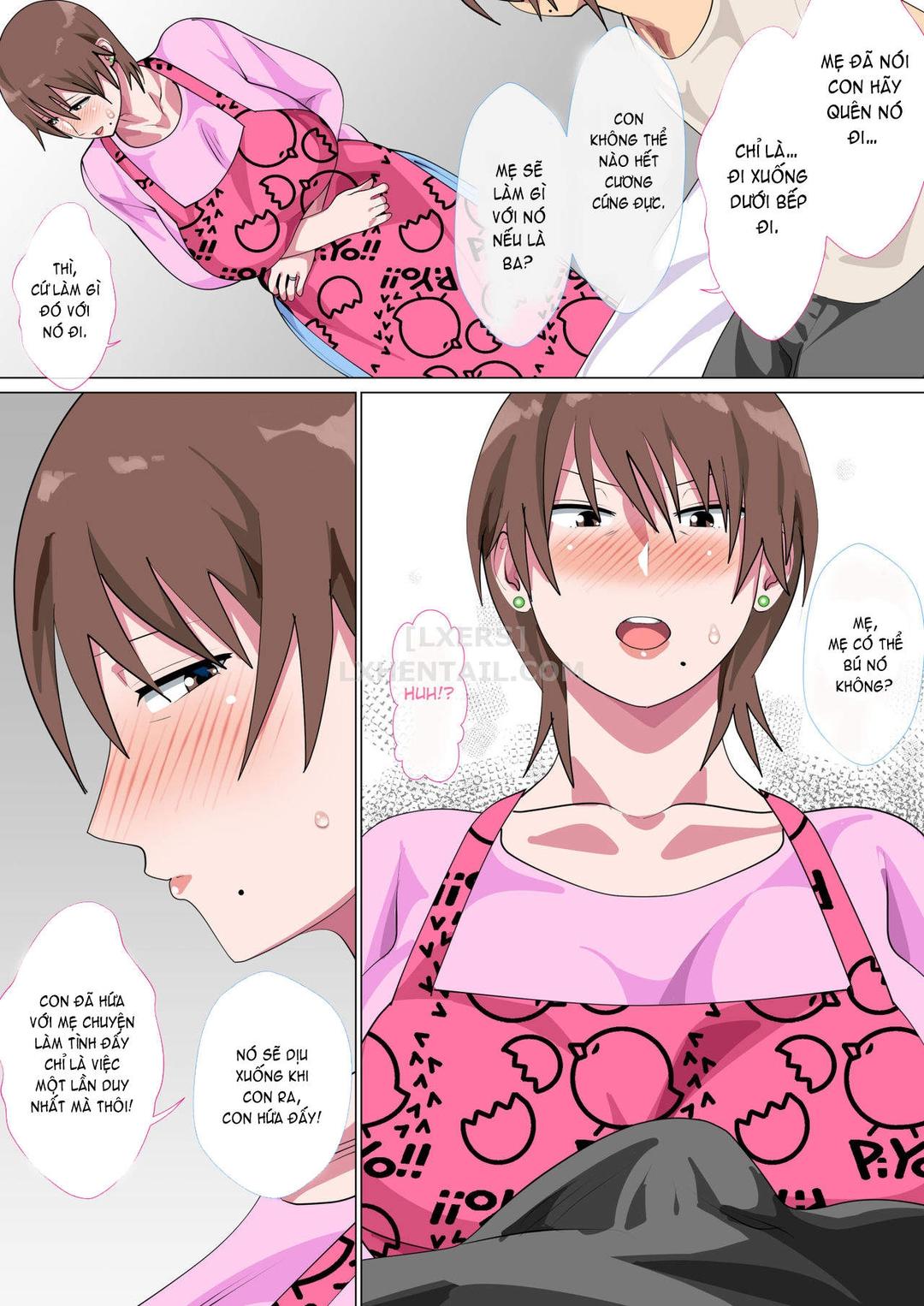 Đọc truyện hentai Musuko Ni Nando Mo Kudokarete Konmake Shita Haha - Chap 2