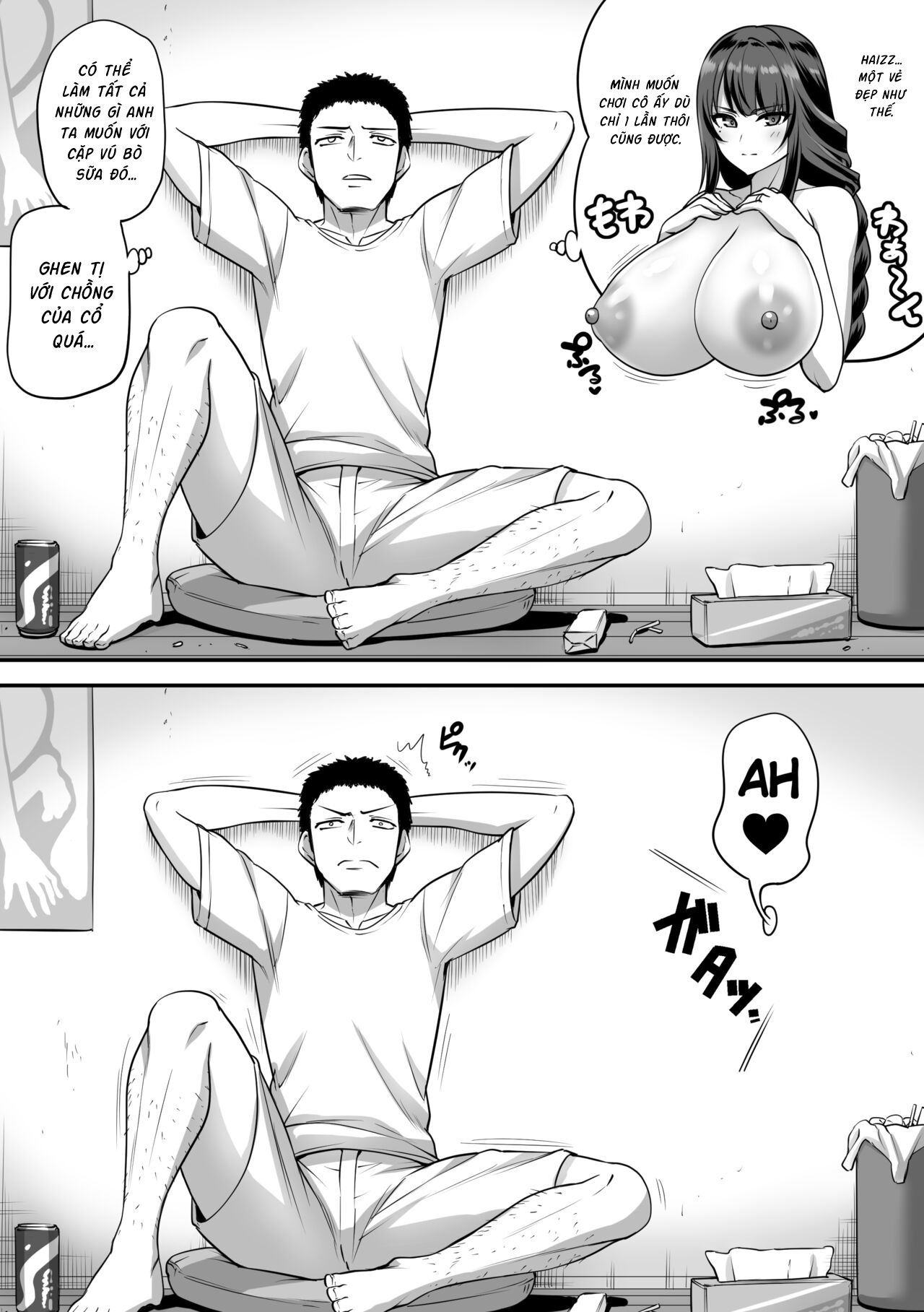 Đọc truyện hentai Nghe lén phụ nữ có chồng đụ nhau qua bức tường - Oneshot.