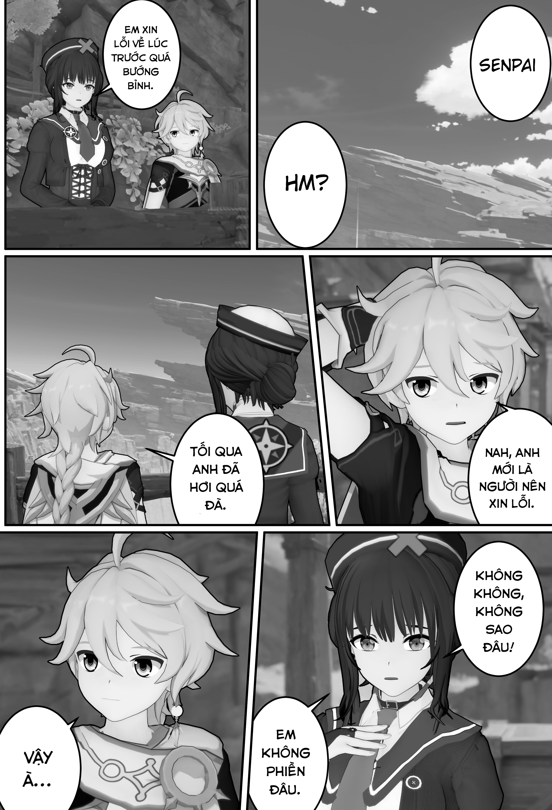 Đọc truyện hentai Hậu bối bé bỏng dễ thương của tôi không còn bướng bỉnh nữa! (Genshin Impact) - Oneshot