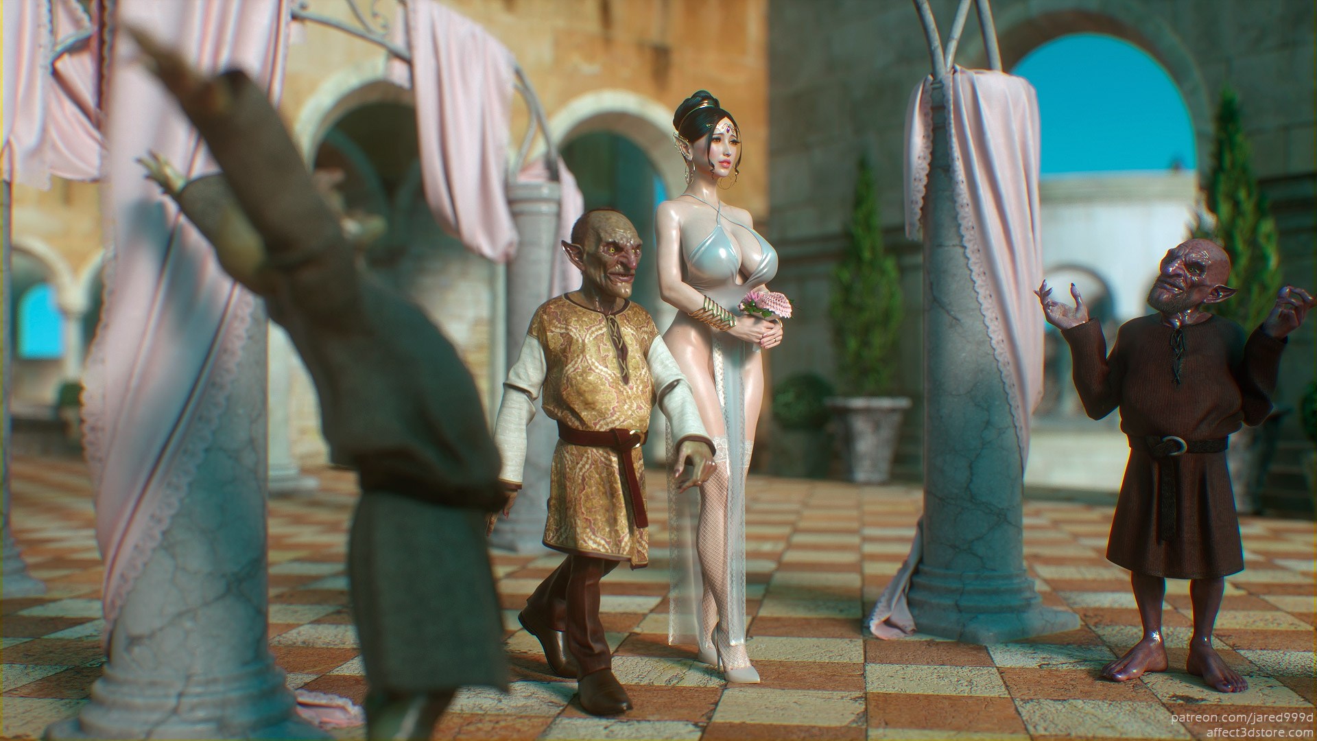 Đọc truyện hentai Elf Slave - Chapter 4: Cross Fate - Non Pregnant