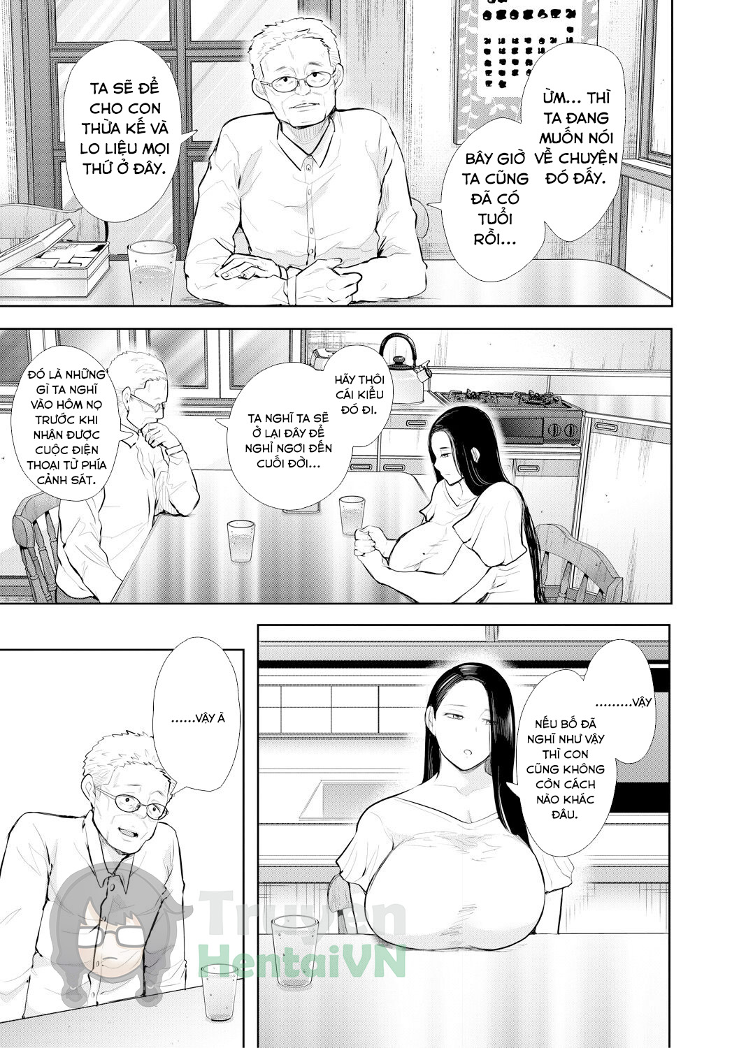 Đọc truyện hentai Netorareta Hitozuma [JP] - Chap 3