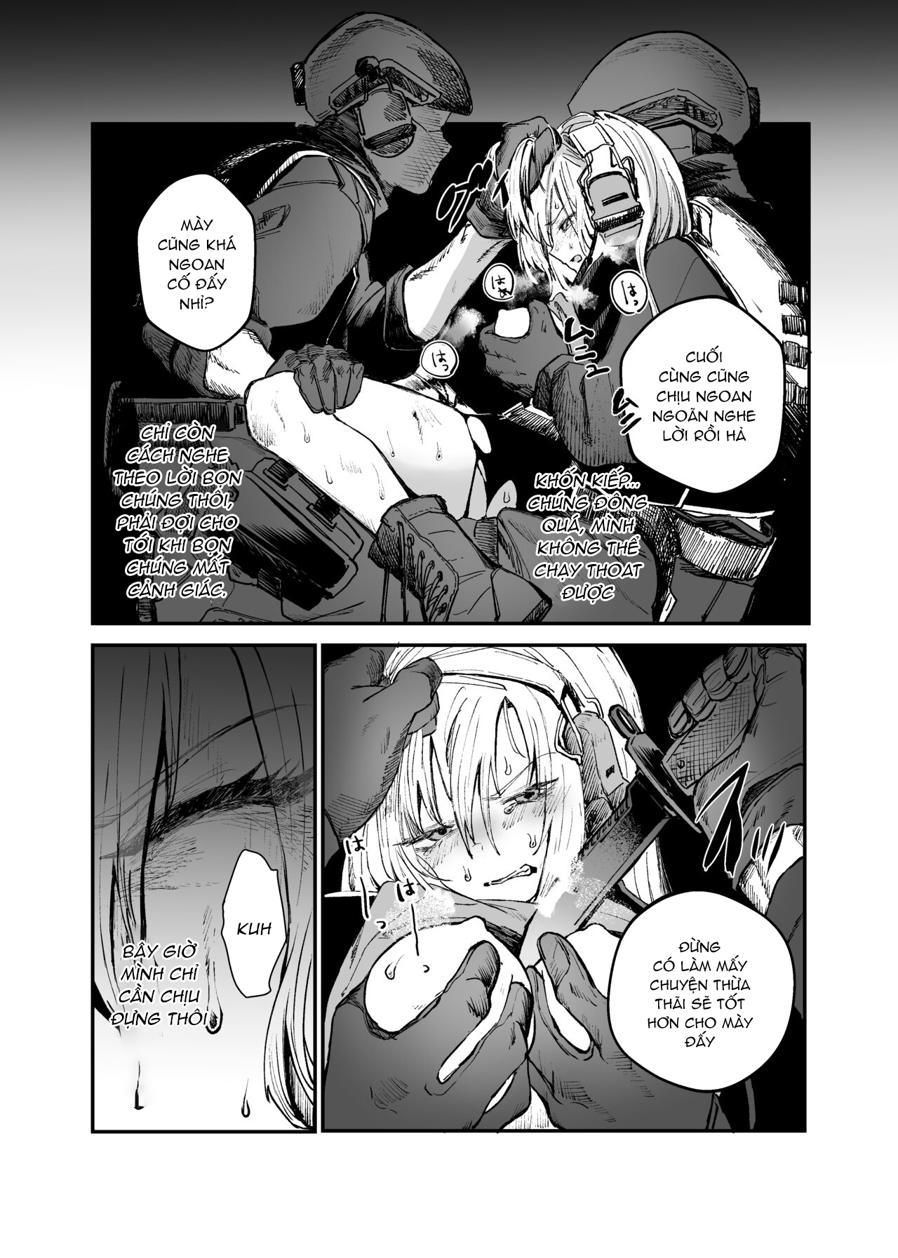 Đọc truyện hentai Thiếu nữ quân nhân thua trận - Oneshot