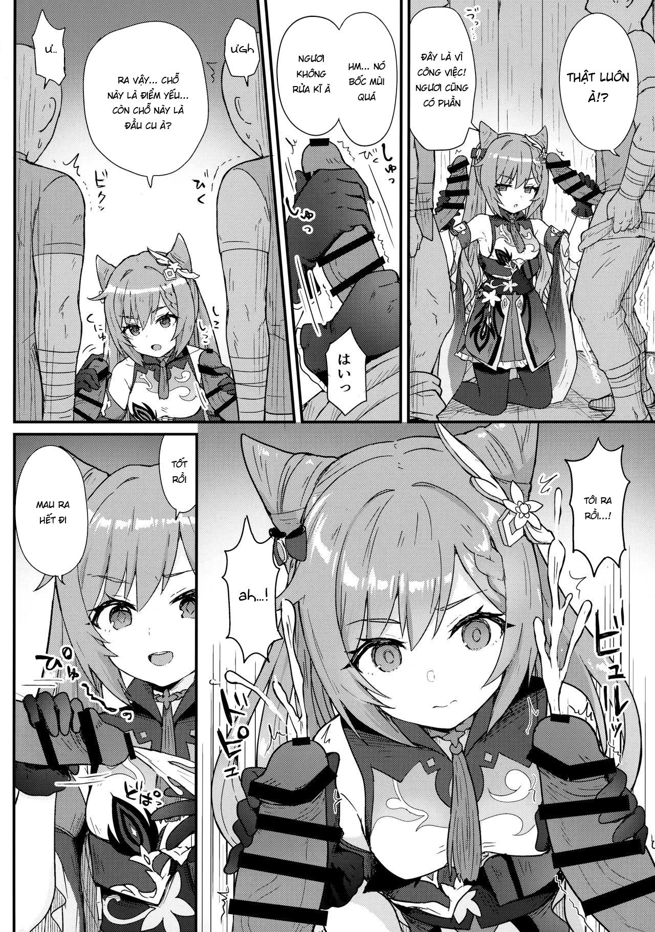 Đọc truyện hentai Keqing-chan Efficiently Works Her Subordinates - Oneshot