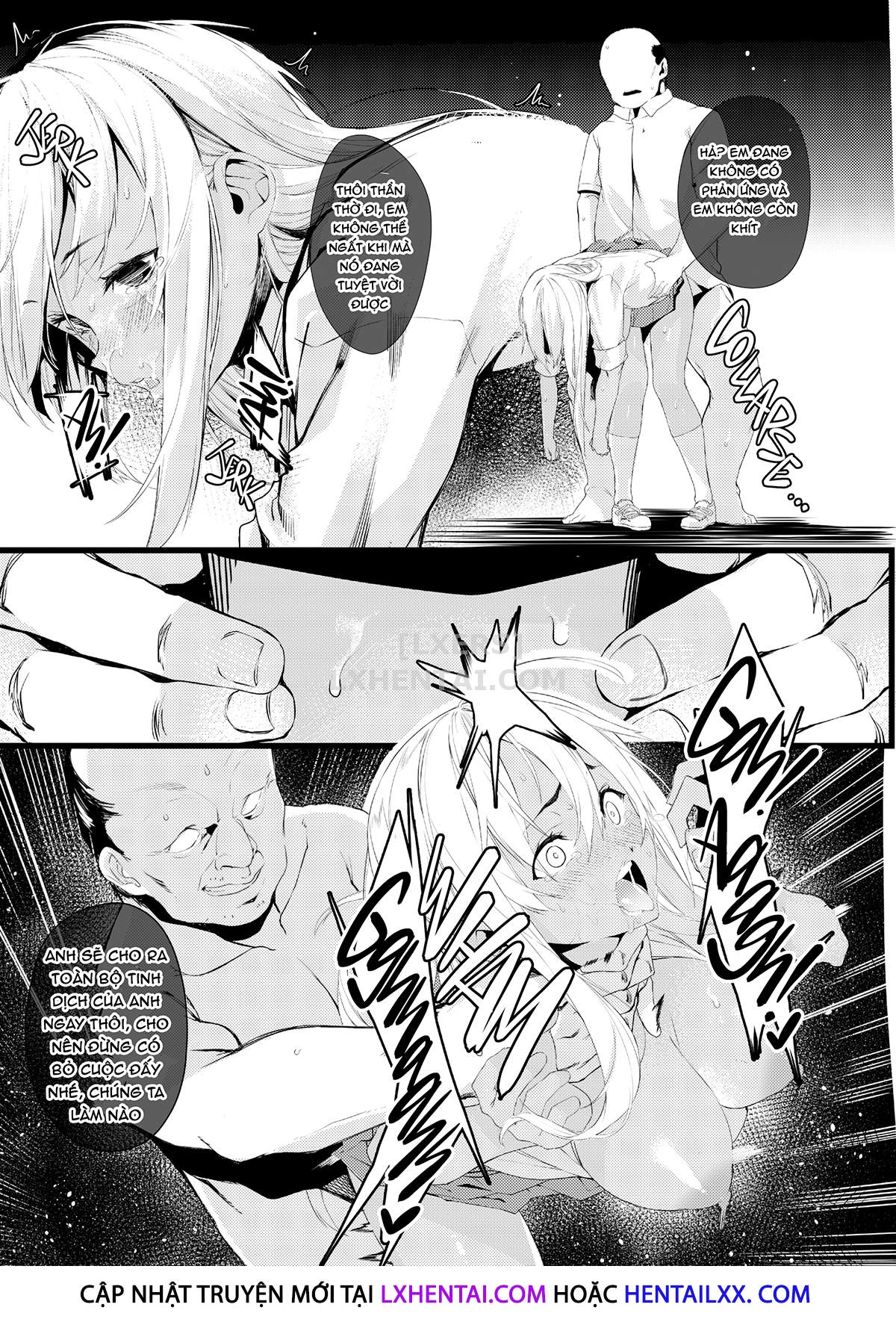 Đọc truyện hentai A Gyaru's Hypnosis Training From a Dirty Old Man - Oneshot