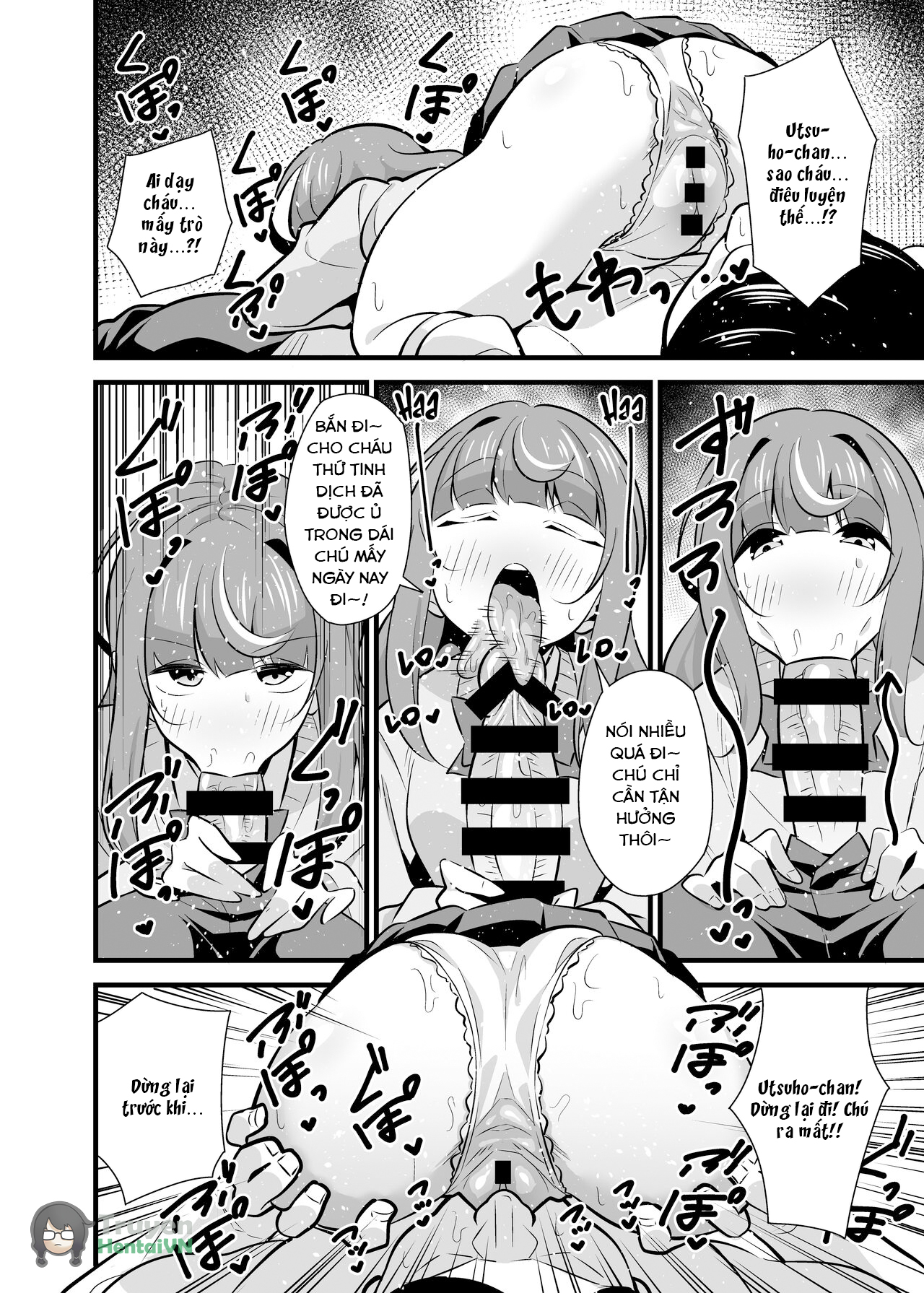 Đọc truyện hentai Oji Saimin 2 Oji-san Fusoku de Hatsujouki ga Tomaranai Meikko no Nonstop Semen Shiboritori Gyaku Rape - Oneshot