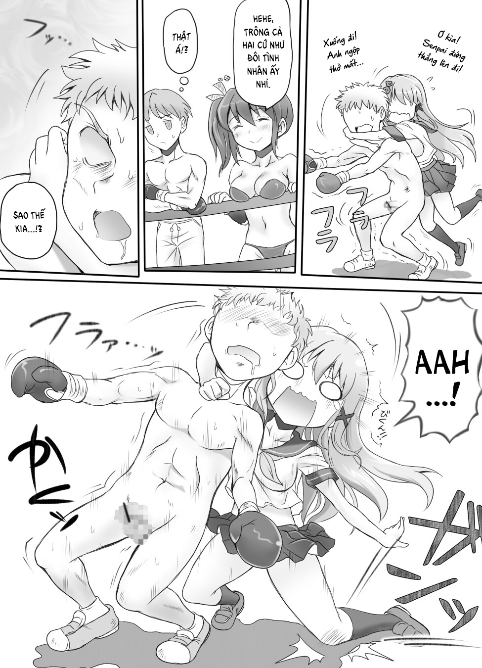 Đọc truyện hentai Naburi Tokidoki Shasei ~Kouhai no Joshi ni Makete Shasei Saserareta Ore~ - Chap 1