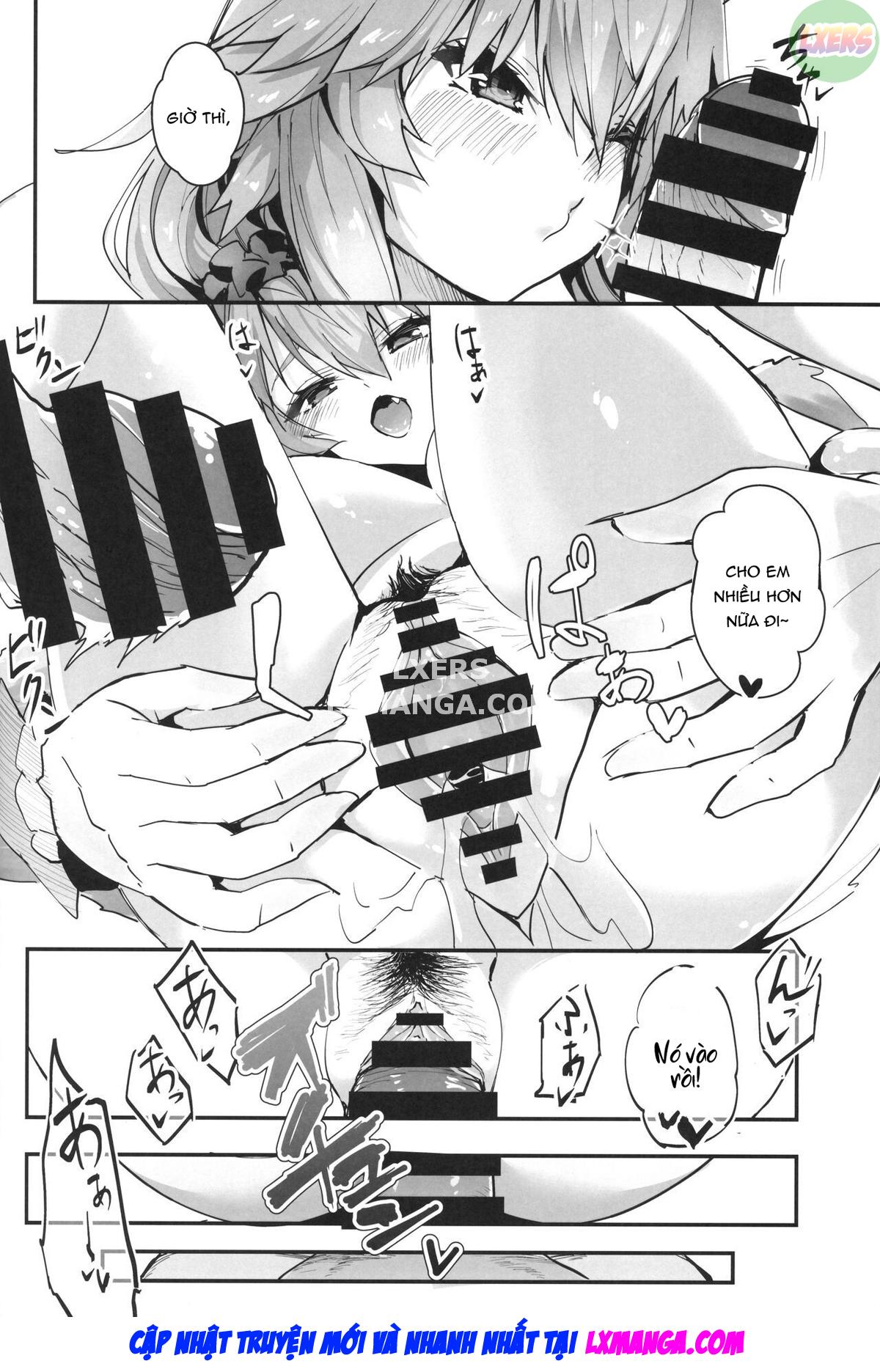 Đọc truyện hentai The Sun! The Beach! Beachside Tamamo-Chan - Oneshot