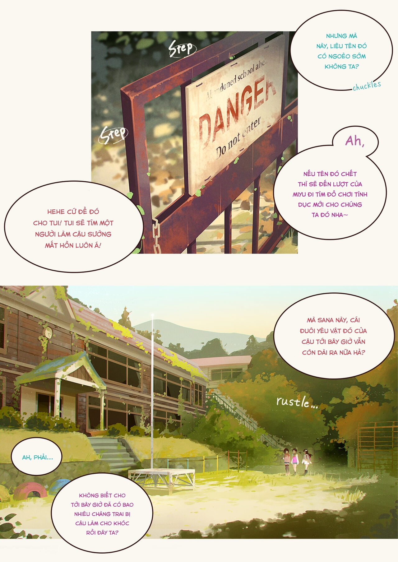 Đọc truyện hentai Cuốn sách mà 3 cô gái nghịch ngợm chơi dương vật của bạn - Oneshot.