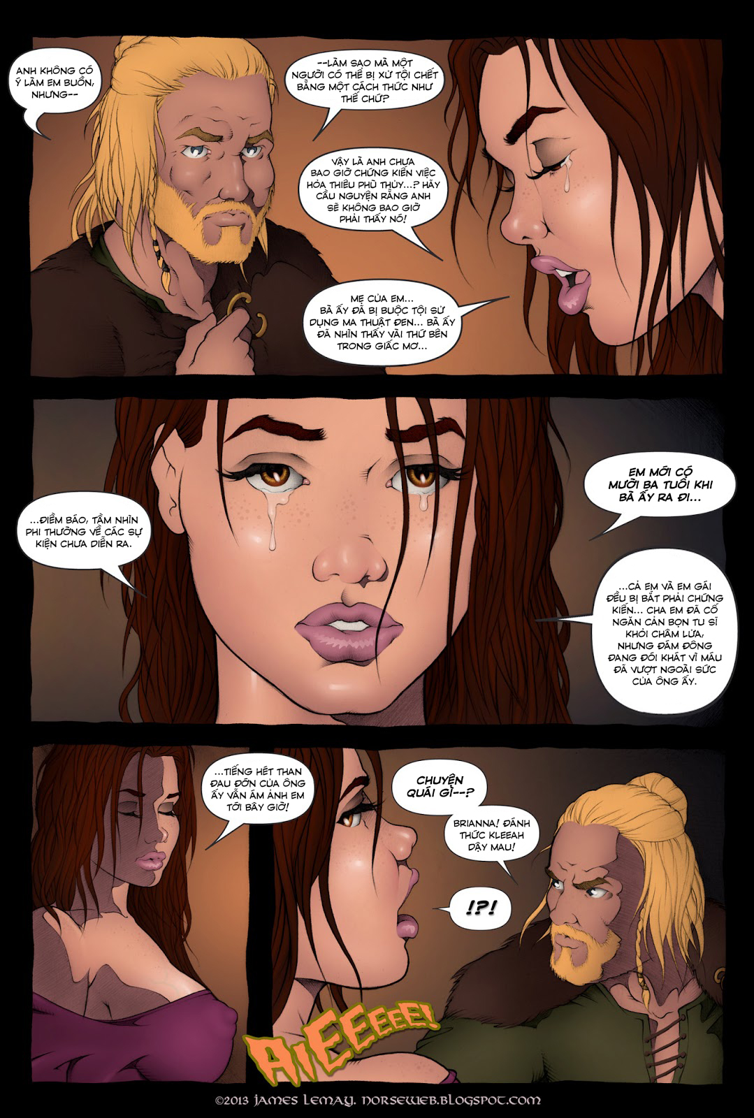 Đọc truyện hentai Bắc Âu thần thoại - Sự khởi đầu của Khiên Chiến Nữ - Chap 2- Full màu