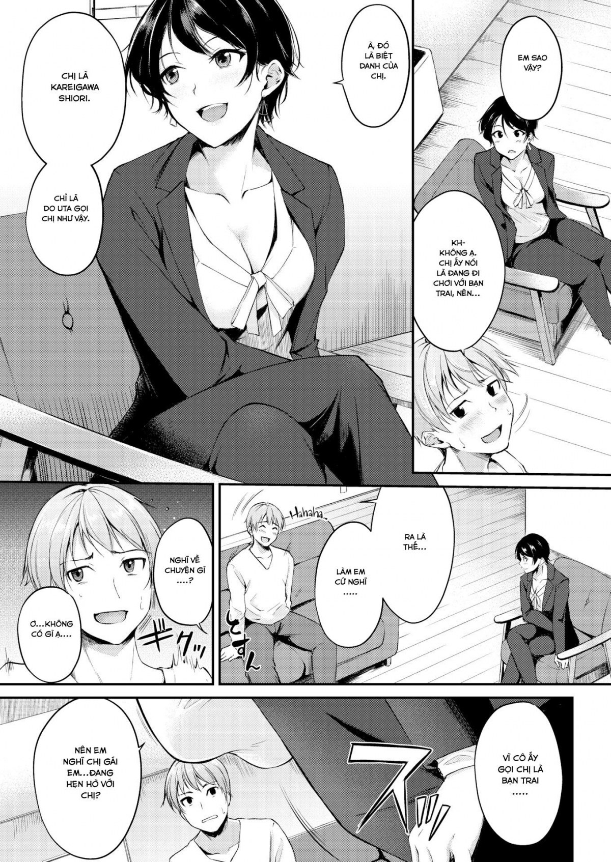 Đọc truyện hentai Chị gái tôi có bạn trai - Oneshot