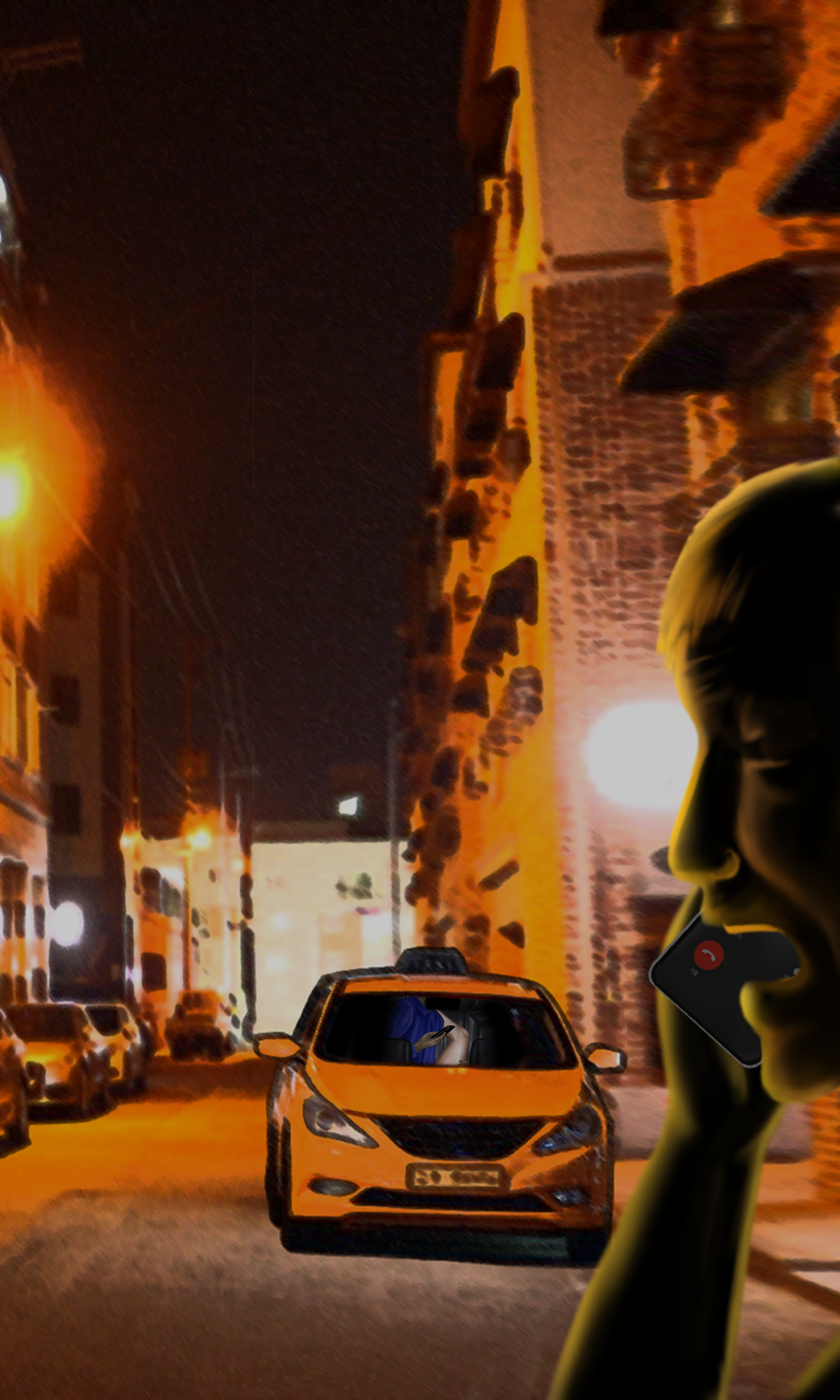 Đọc truyện hentai Night Taxi - Oneshot