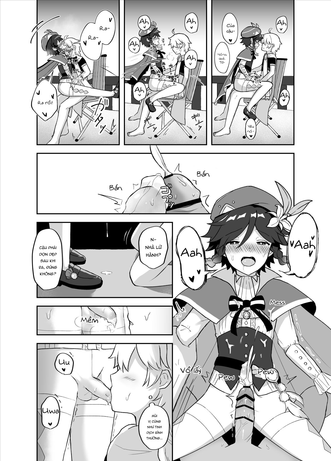 Đọc truyện hentai Tomoru Umi ni Kaze wa Fuku - Oneshot