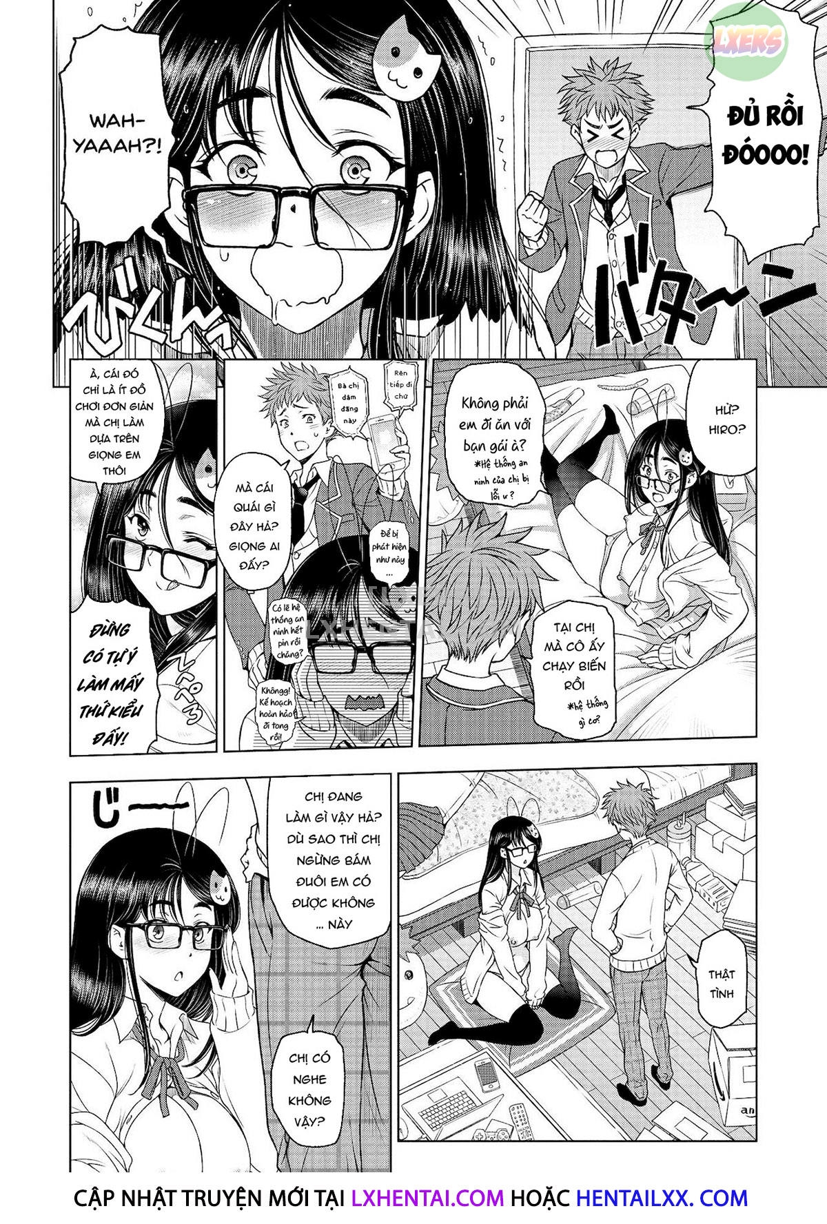 Đọc truyện hentai Chị gái siêu dâm đãng - Chap 4