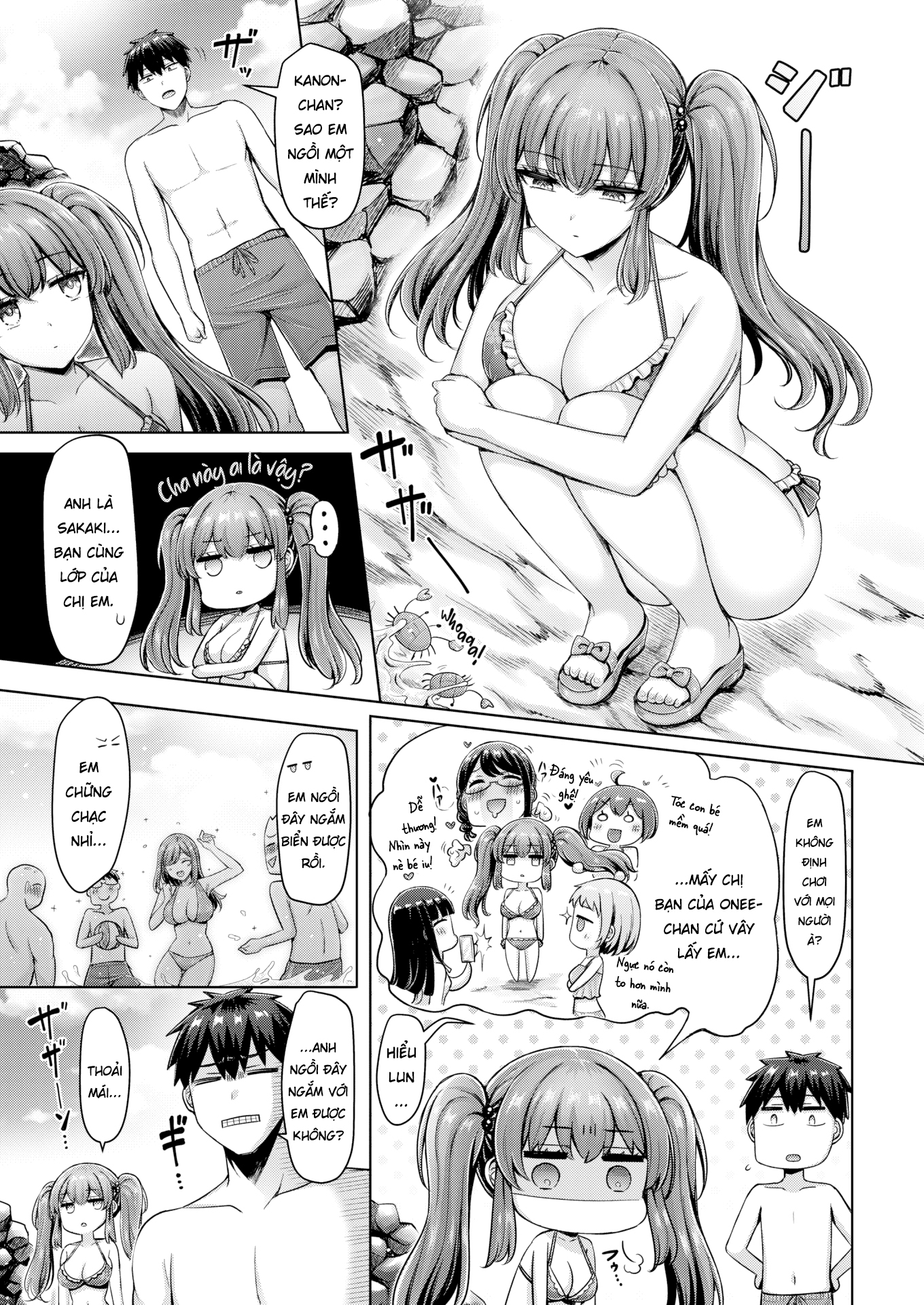 Đọc truyện hentai Hotgirl bãi biển - Oneshot