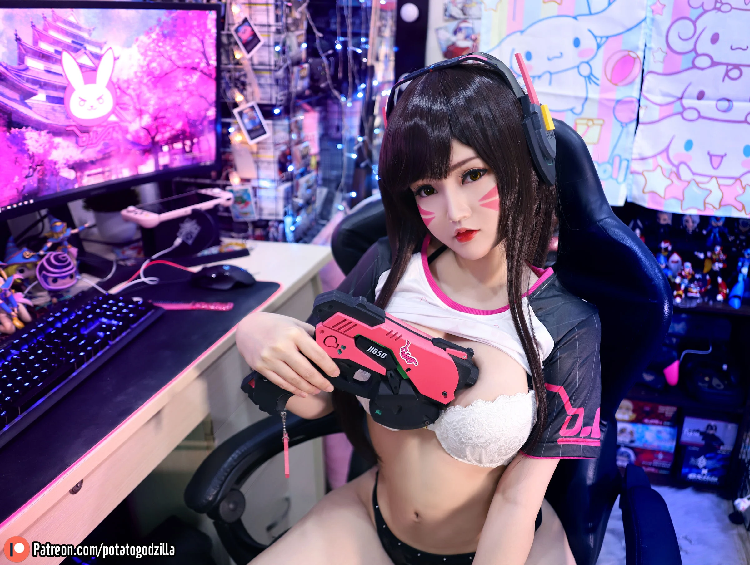 Đọc truyện hentai Tuyển tập Albums siêu phẩm Cosplay - Chap 298 - Potato Godzilla - D.Va