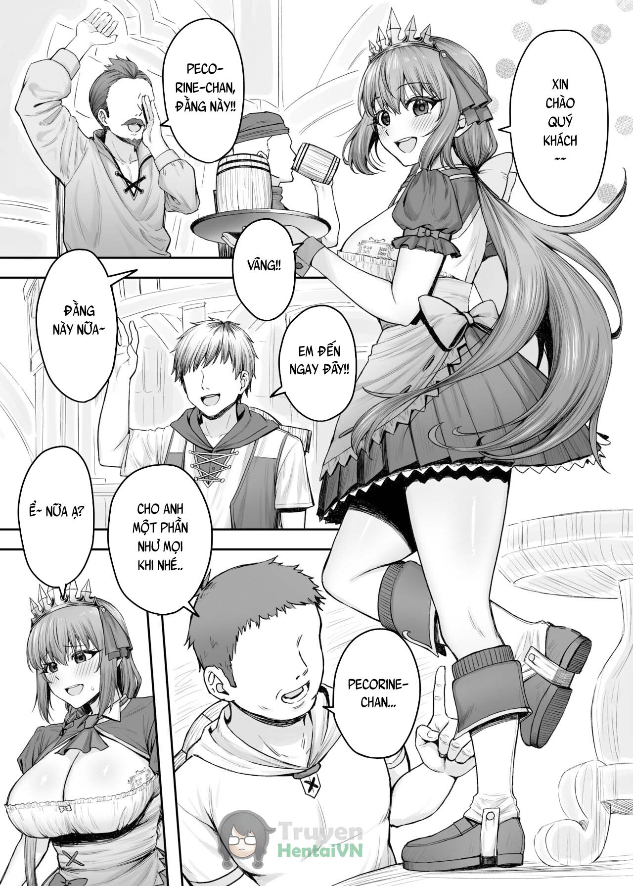 Đọc truyện hentai Pecorine no Beit-saki ni wa Ura Menu ga Arurashii - Oneshot