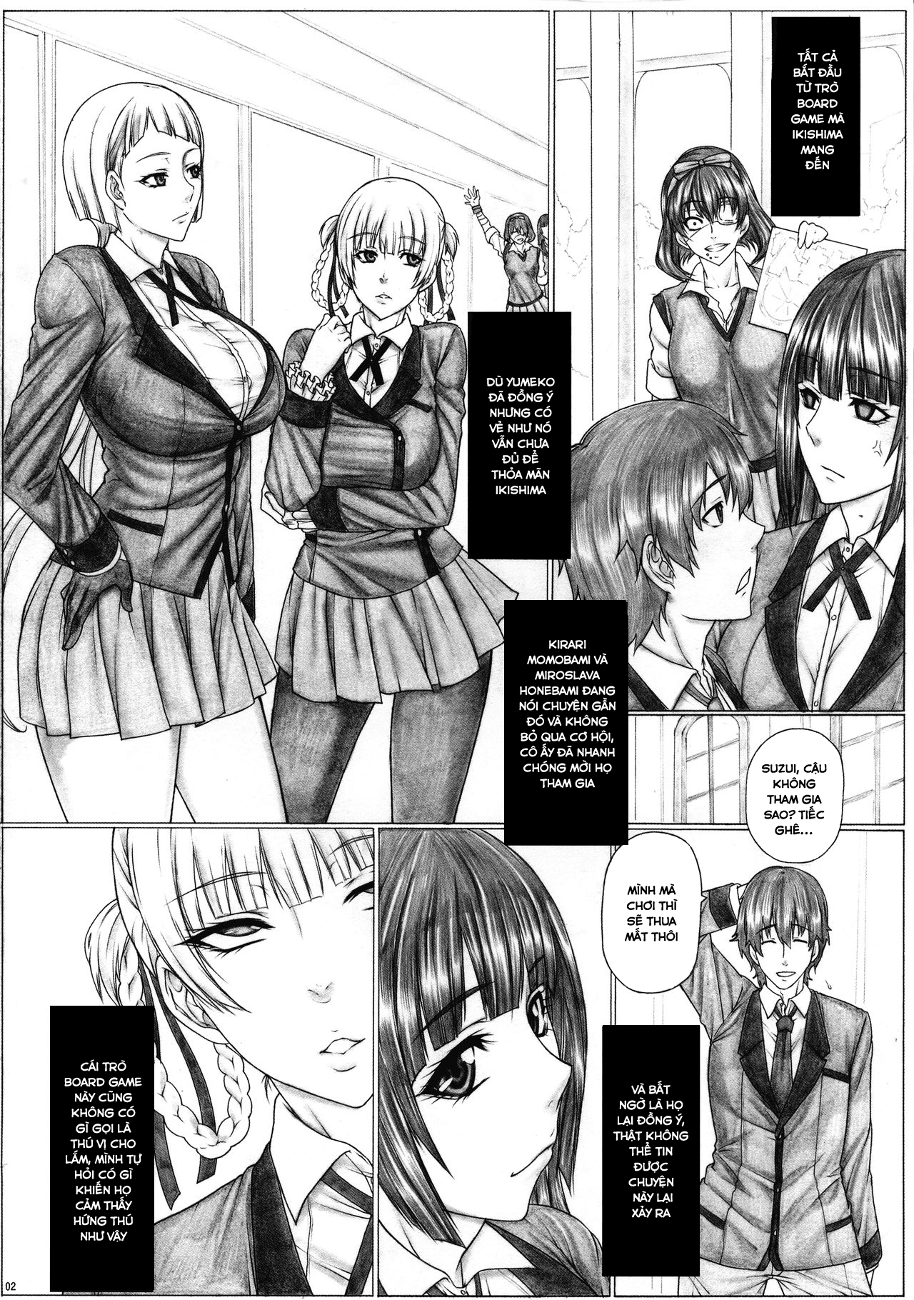 Đọc truyện hentai Hamegurui (Kakegurui) - Chap 2