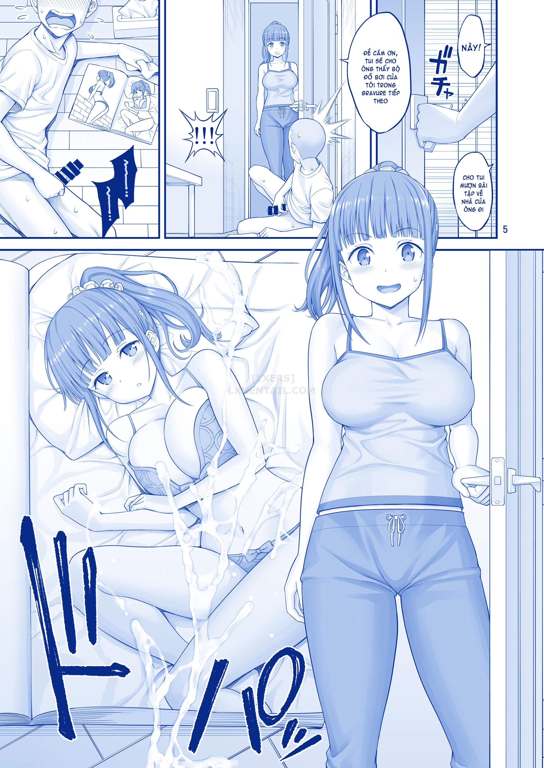 Đọc truyện hentai Kimi wa Akogare no Tawawa - Oneshot