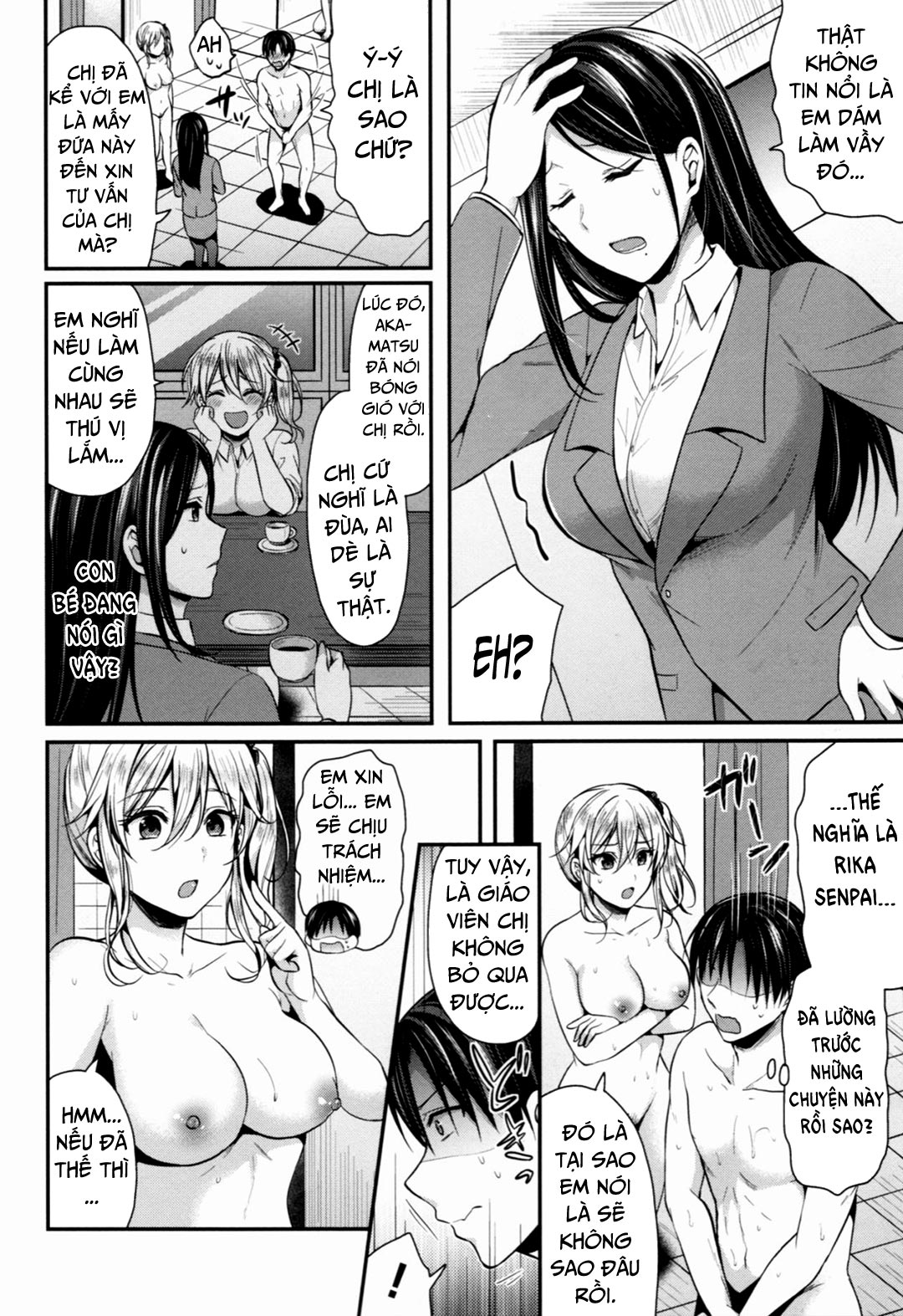 Đọc truyện hentai Joshi Rikujoubu Harem Training - Chap 7