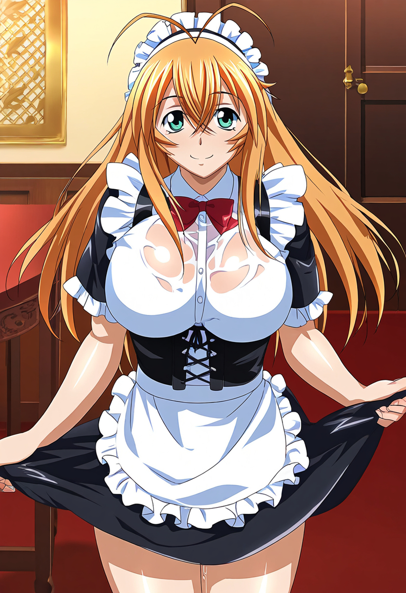 Đọc truyện hentai Tuyển tập Albums Art hentai - Chap 268 - Sonsaku (Ikki Tousen) AI illustration maid outfit