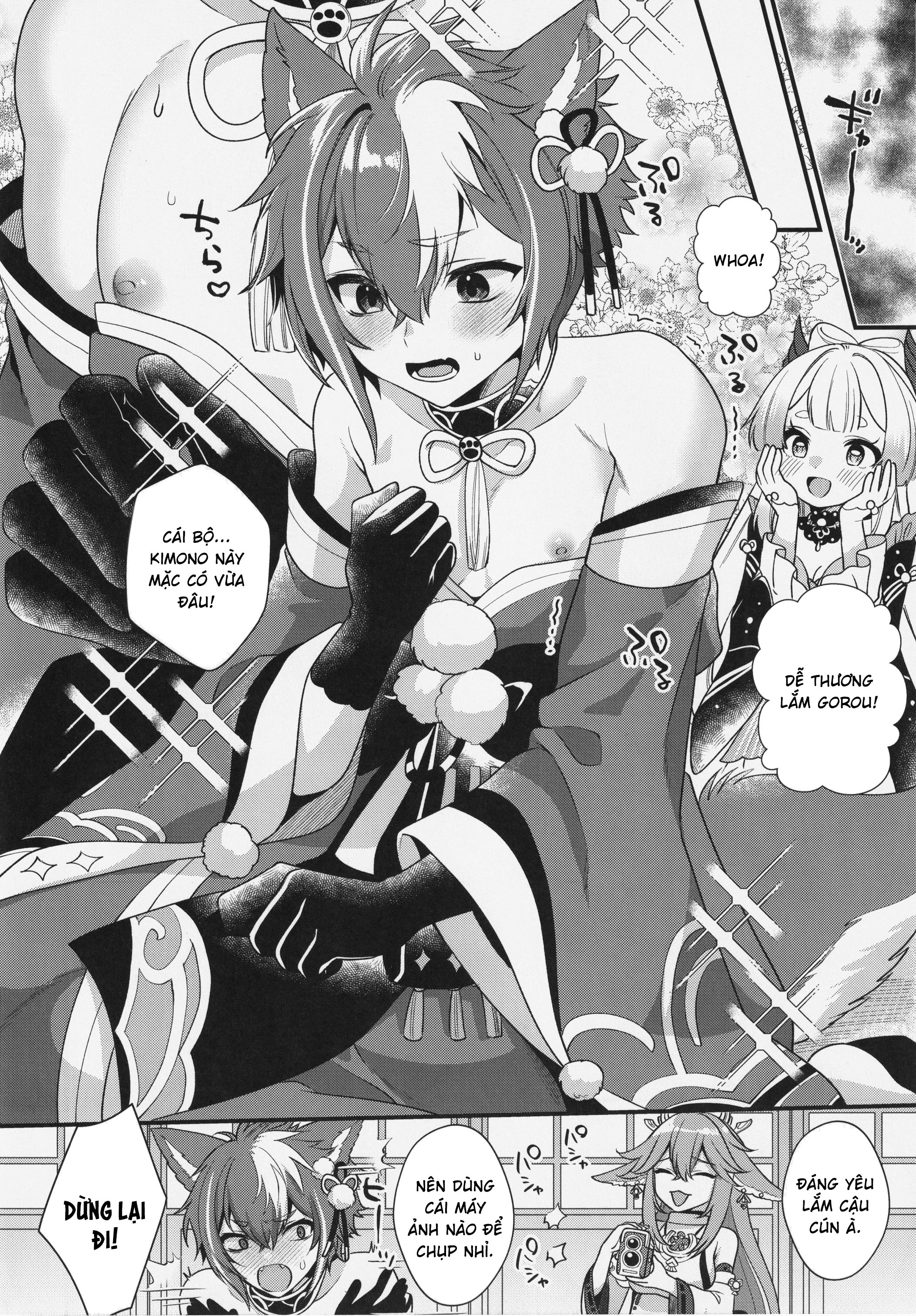 Đọc truyện hentai Cơn khủng hoảng của cậu cún - Oneshot