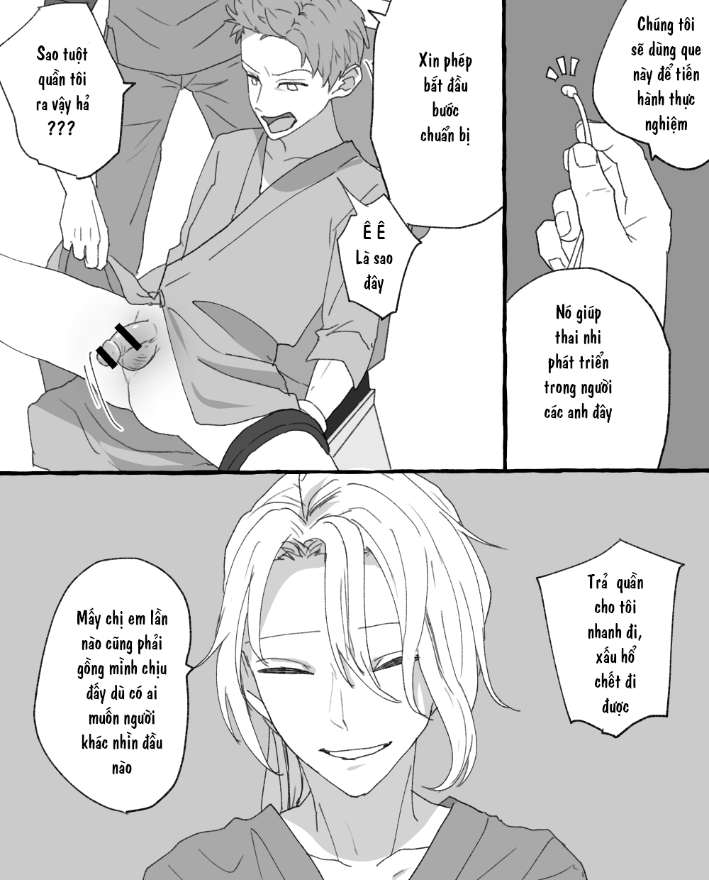 Đọc truyện hentai Trải nghiệm con trai sinh đẻ - Oneshot