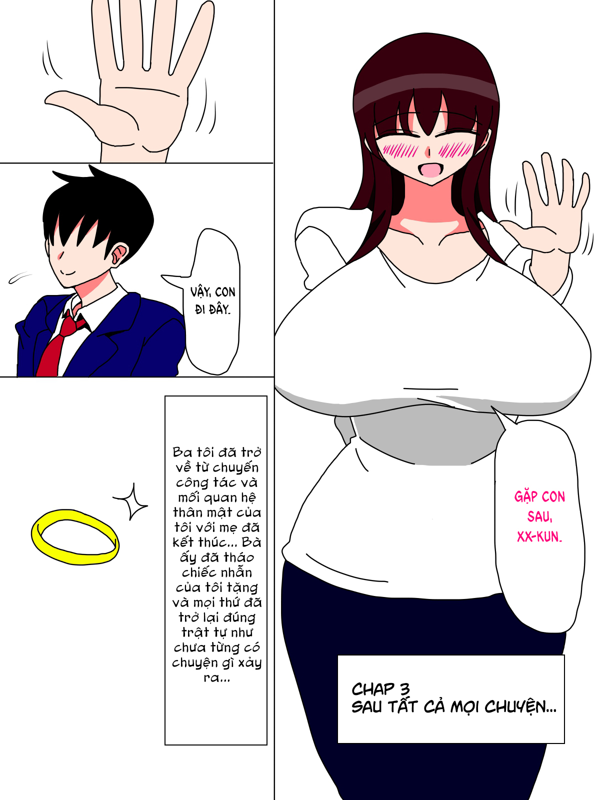 Đọc truyện hentai Boku to Kaa-san no Ikkagetsu (1&2) - Chap 3