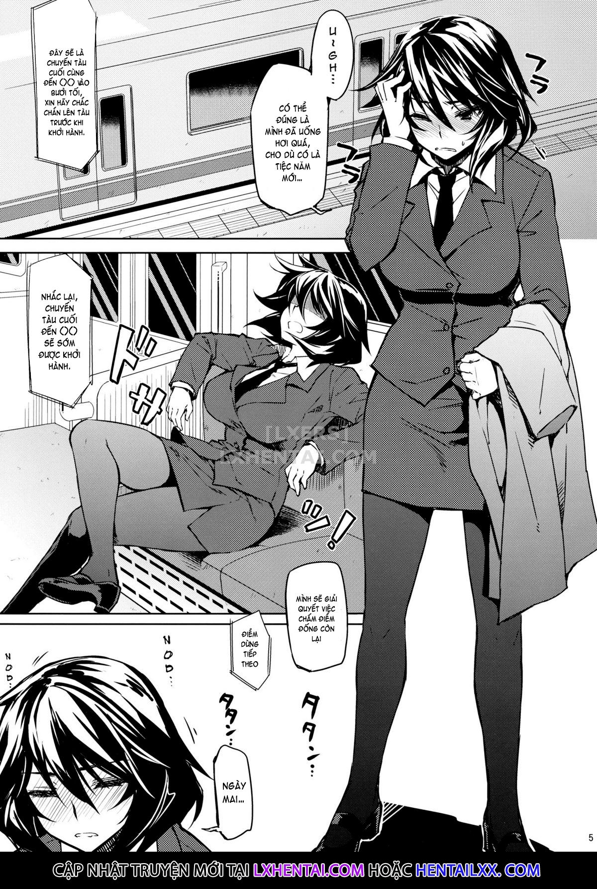 Đọc truyện hentai Last Train x Dead Drunk x Big Sis Chifuyu - Oneshot