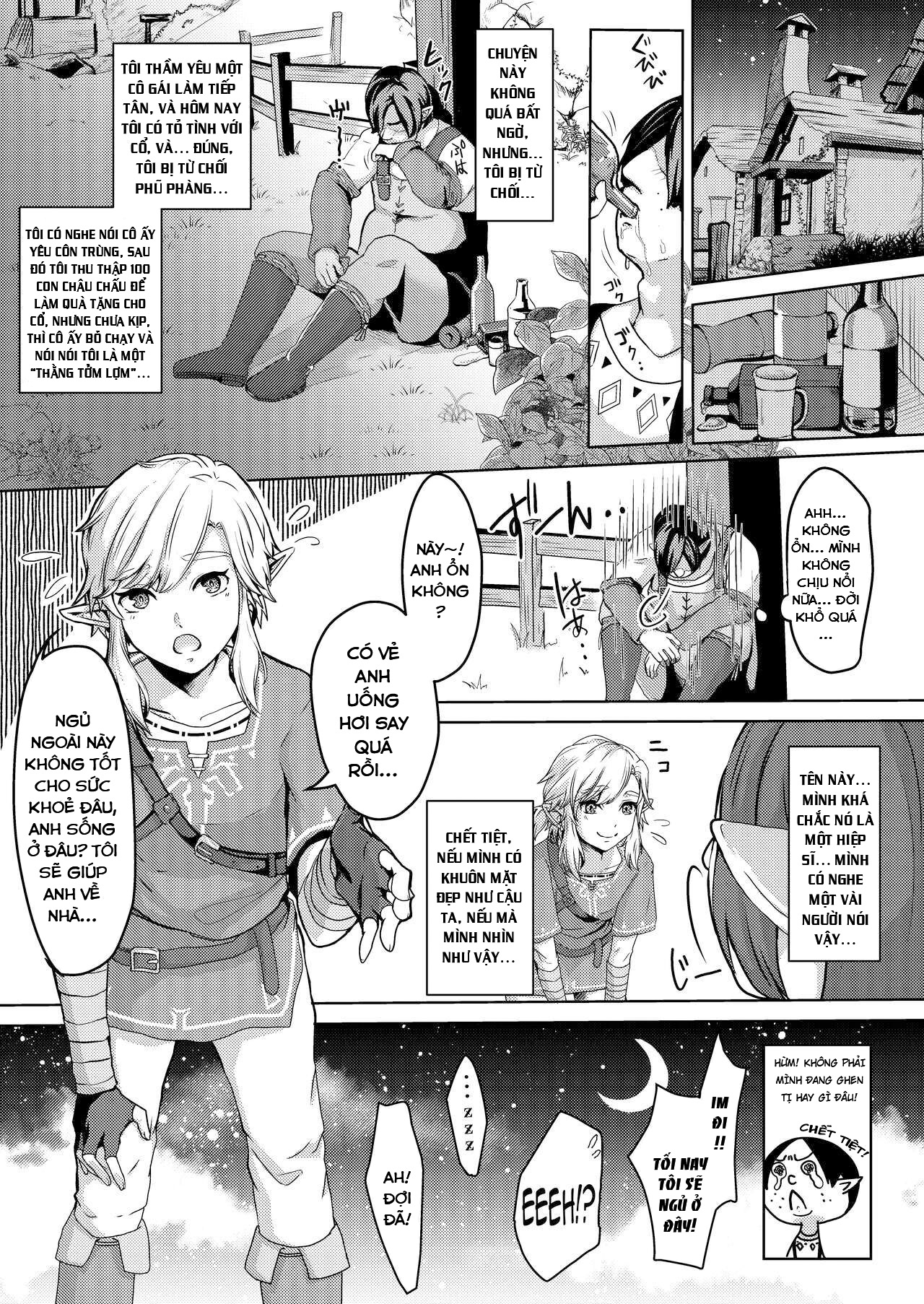 Đọc truyện hentai Đêm chăm sóc trụy lạc của hiệp sĩ. (The Legend of Zelda) - Oneshot