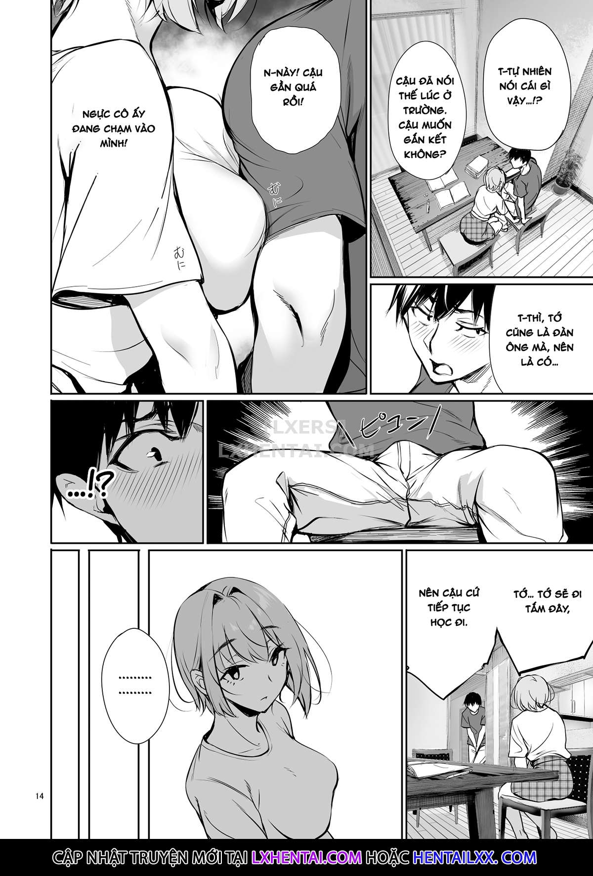 Đọc truyện hentai Homestay-chu no Doitsu Musume ga Issho ni Furo ni Haitte Kuru Wak - Oneshot