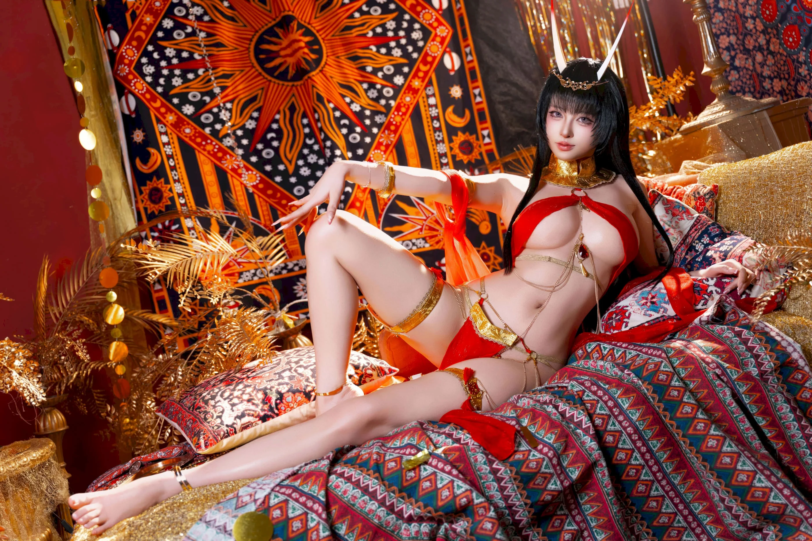 Đọc truyện hentai Tuyển tập Albums siêu phẩm Cosplay - Chap 1387 - Yuno Shimizu - Azur Lane Noshiro Dancer