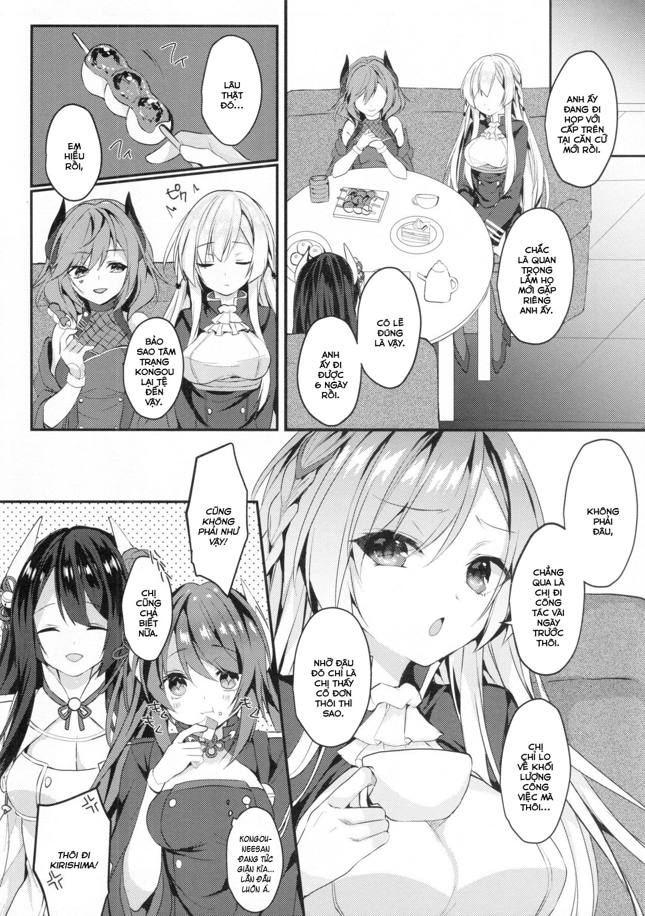 Đọc truyện hentai Kongou-nee-san ga Aishitekureru - Oneshot